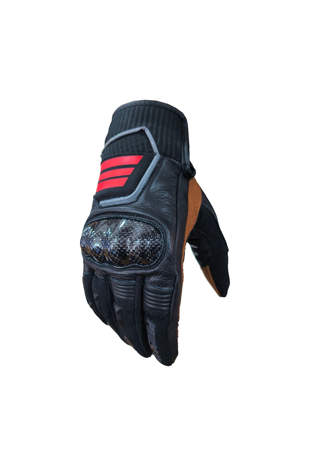 Prosev GL63 Korumalı Deri-Cordura Motosiklet Eldiveni