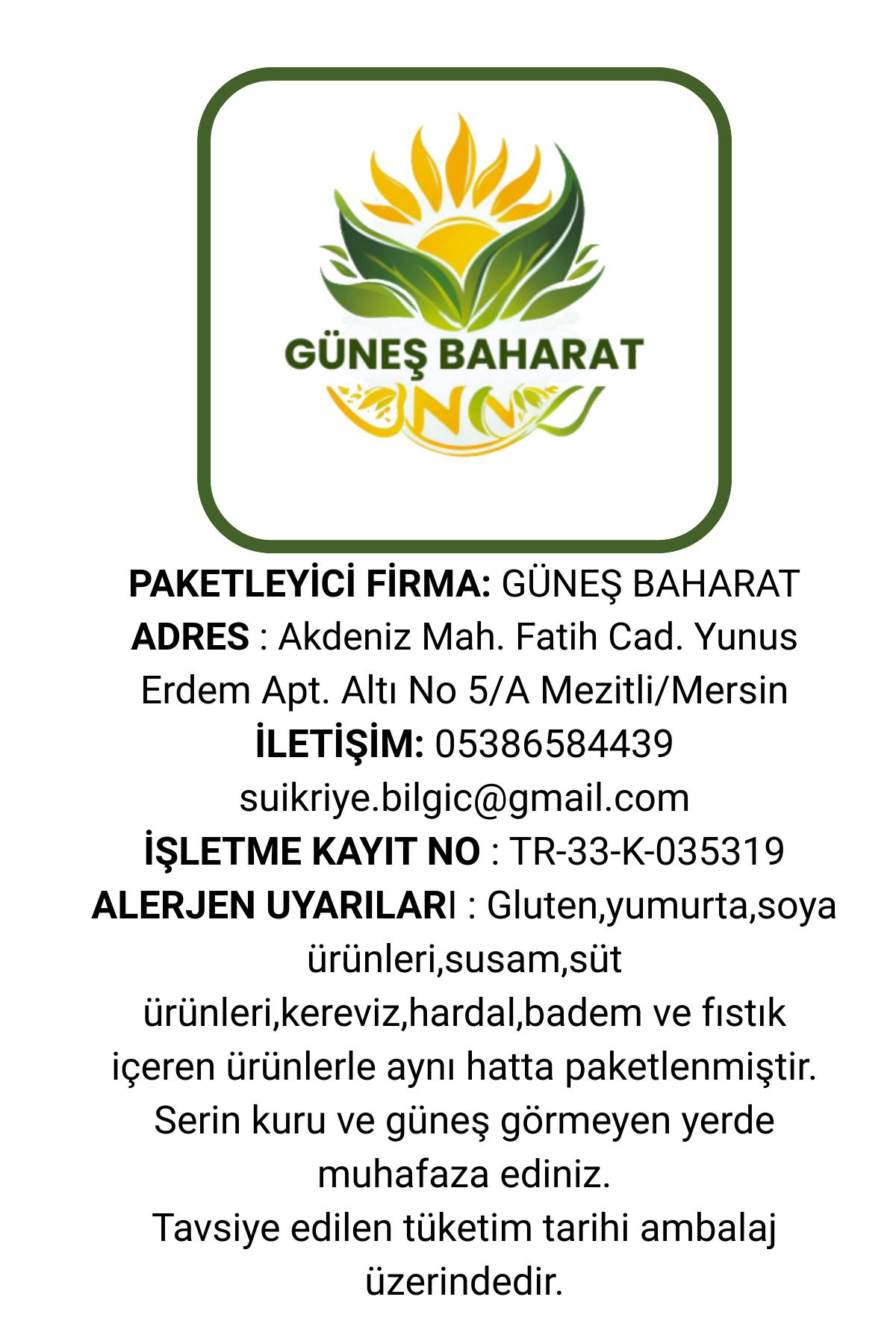 Güneş Bitkisel Organik-Raspberry Leaf Tea 50 gr 3