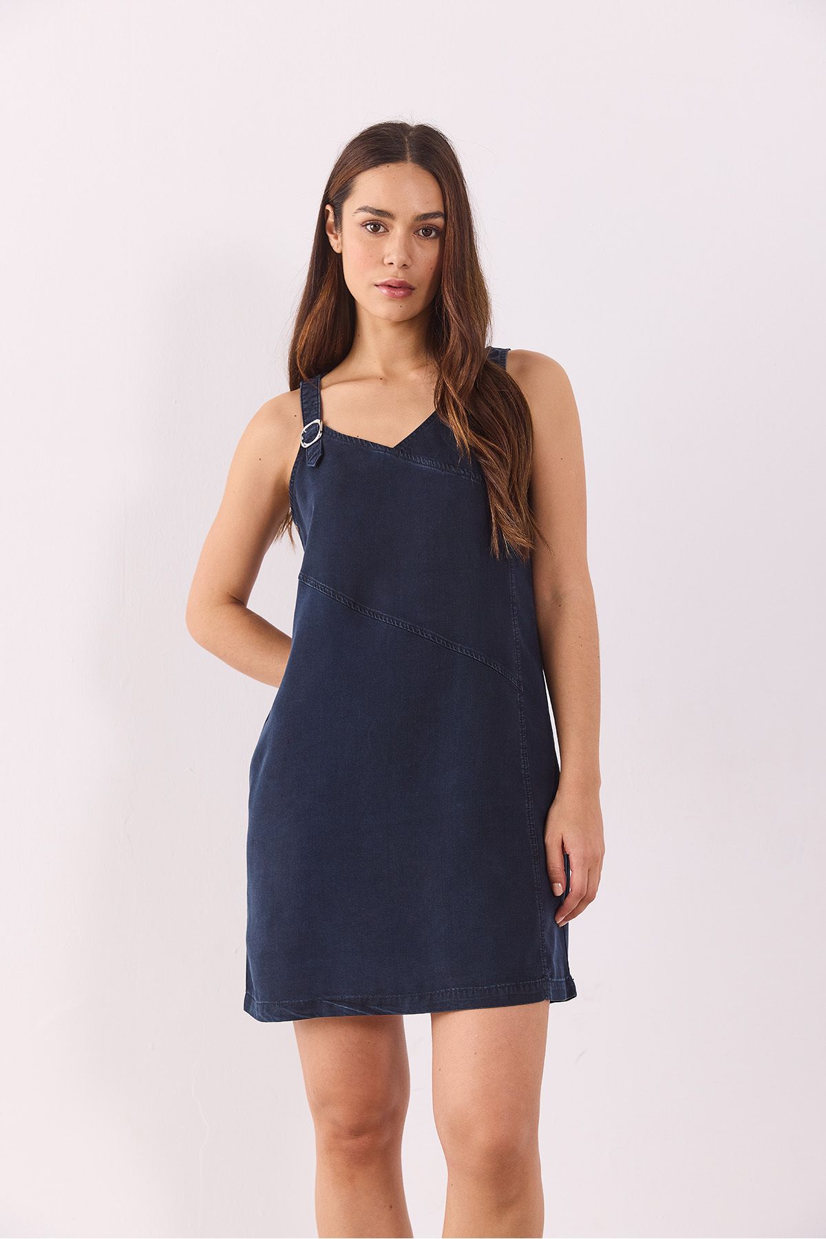 VENA-Rochie de blugi albastru negru Clean Fit (Tencel) Angelica 8