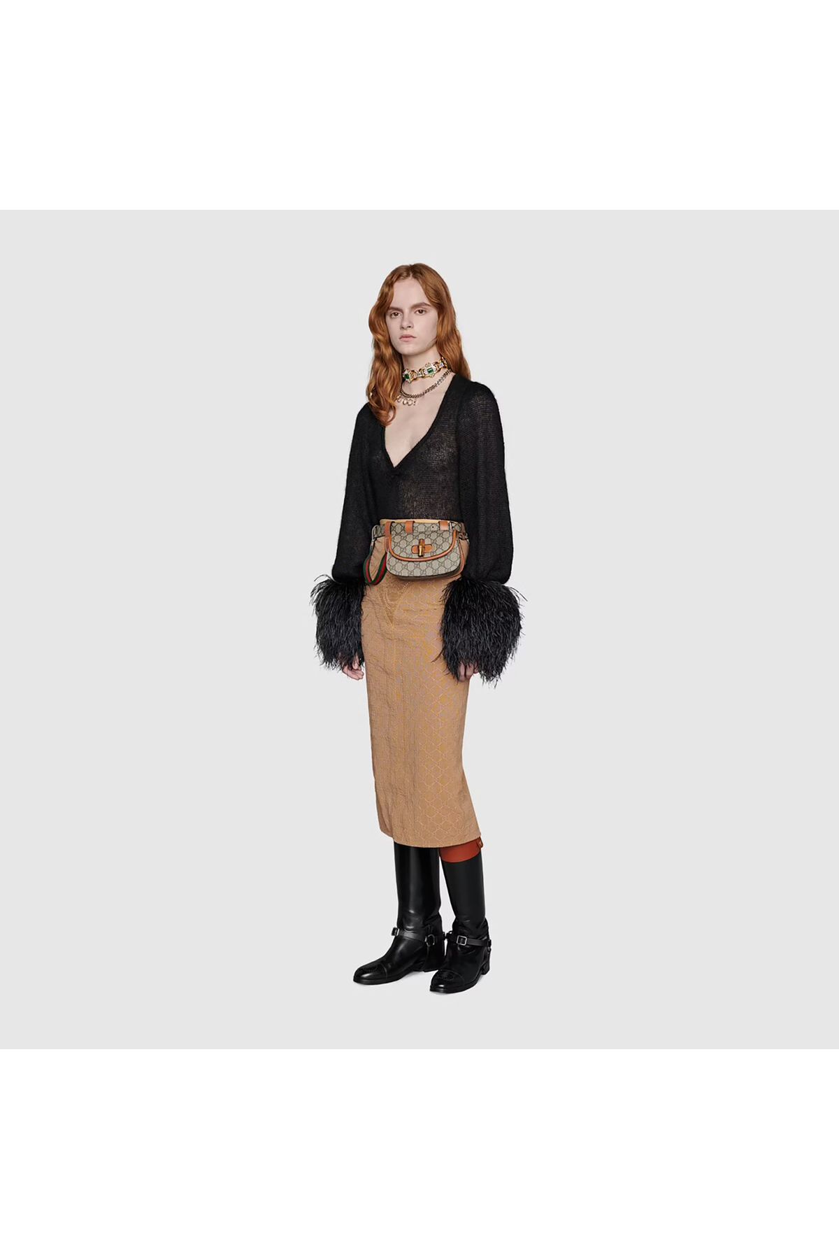 Gucci Kadın Bel Çantası 681137-uıqen-8288