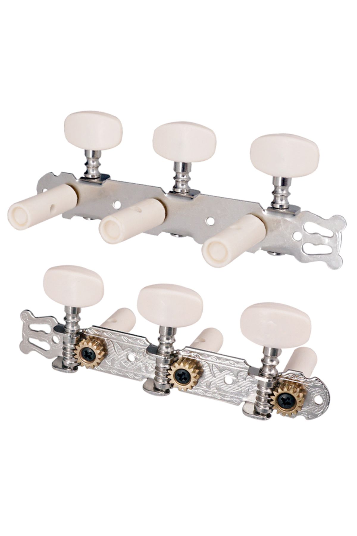 Choice-2pcs 3R3L Classical Guitar String Tuning Pegs Keys Tuners With White Button Durable Guitar Tuning... 4