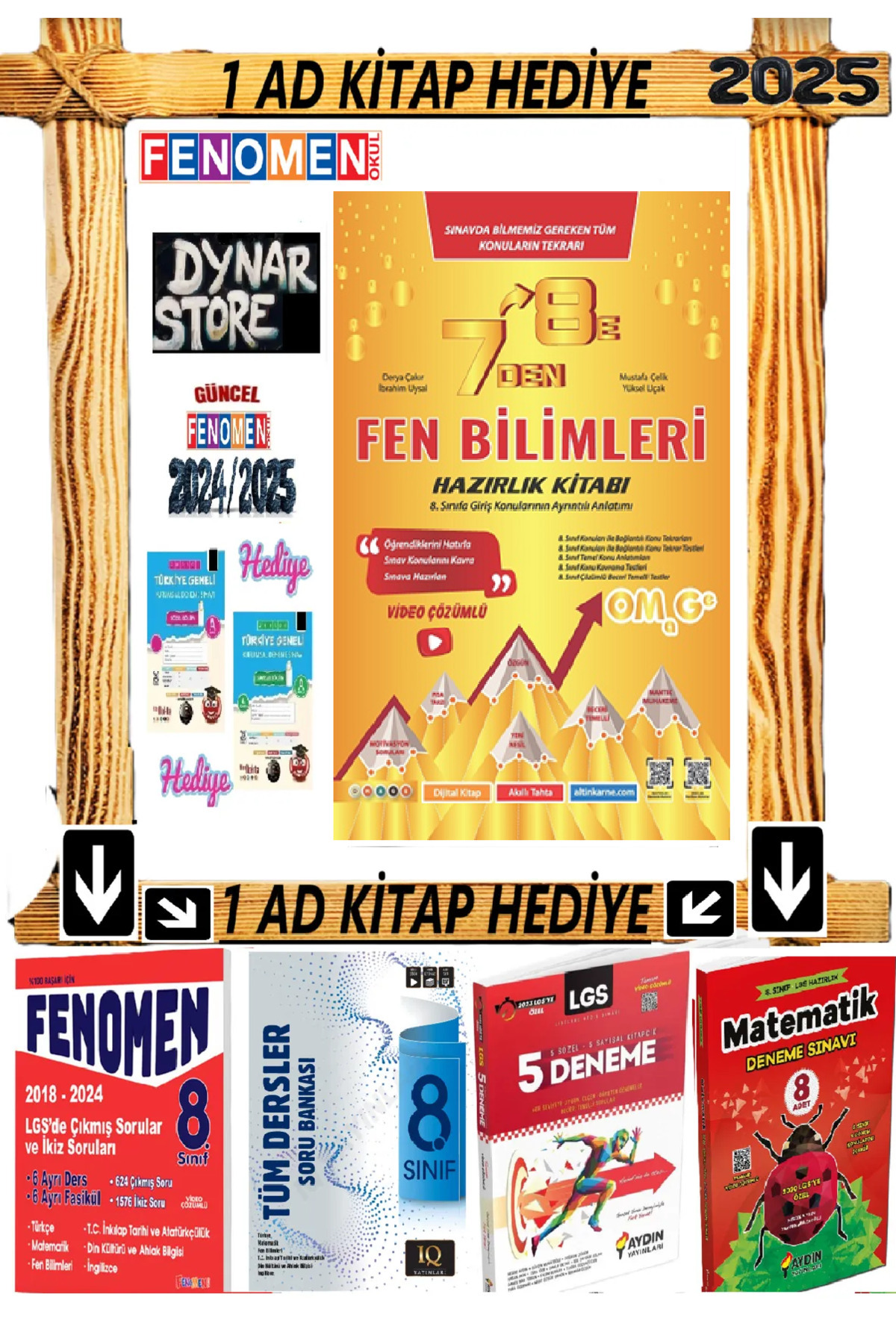 Nartest Yayınları Nartest 7 Den 8 E Lgs Fen Bilimleri Hazırlık