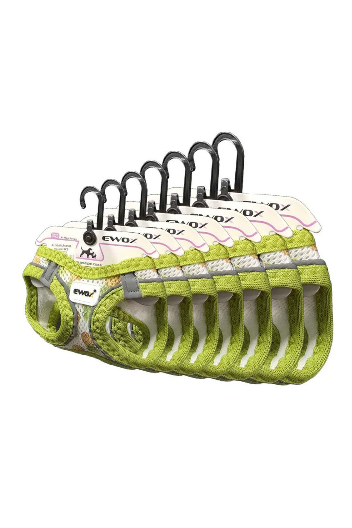 EWOX Air Mesh Ananas Desenli Göğüs Tasması Xs