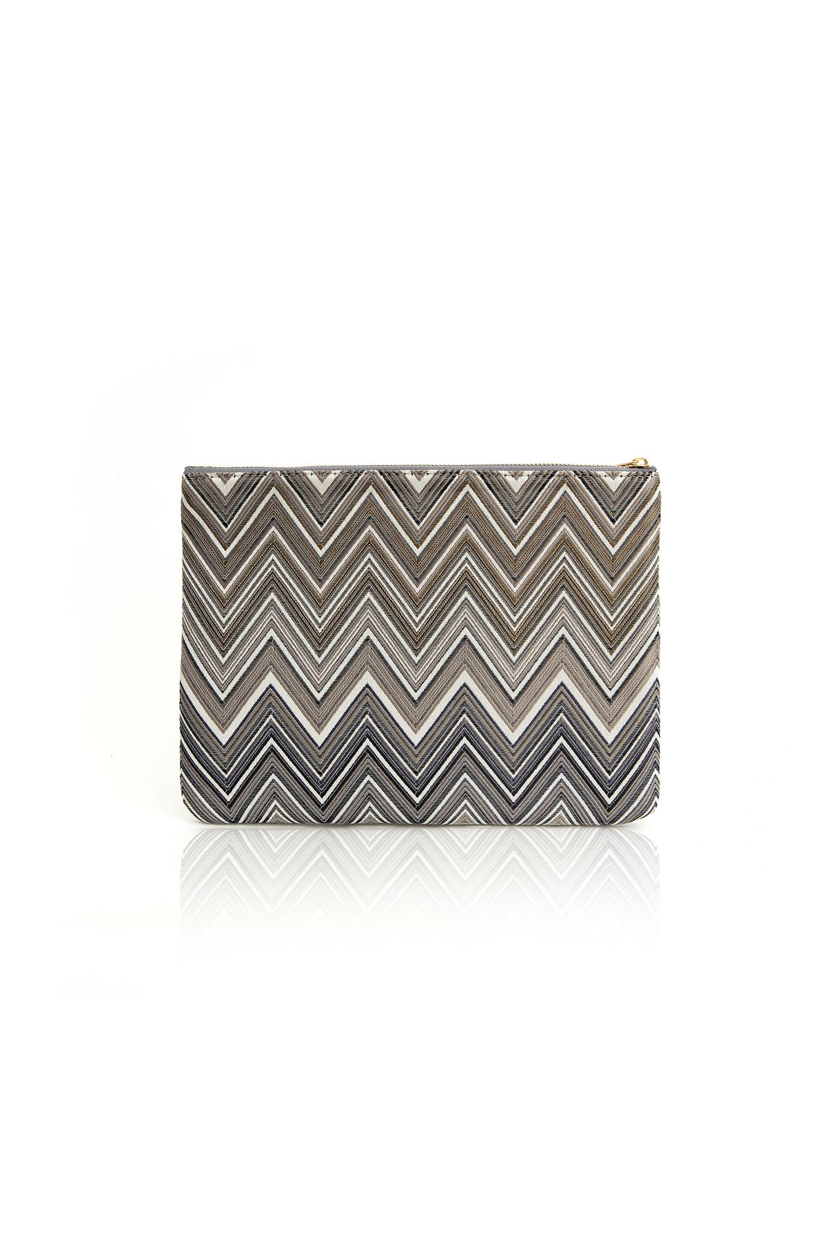 VIVION Zigzag Clutch Çanta