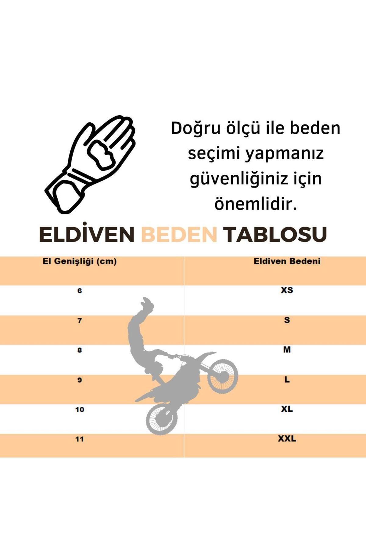 Scoyco Mc29w Kadın Korumalı Eldiven Siyah
