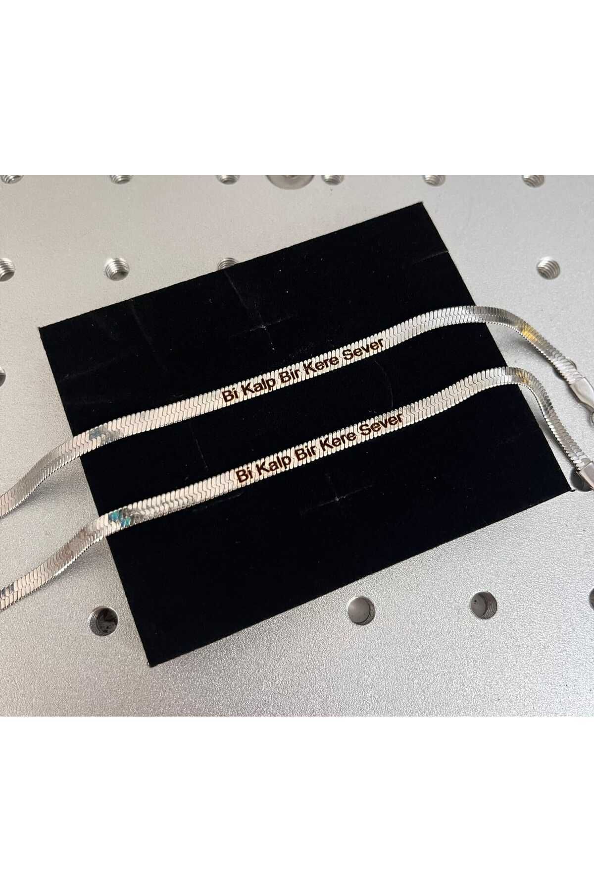 HKN AVM ACCESSORİES Sevgili Bilekliği Gümüş Renk İtalyan Bilekliği Doğum Günü Hediyesi 14 şubat Sevgilier Günü Hediyesi