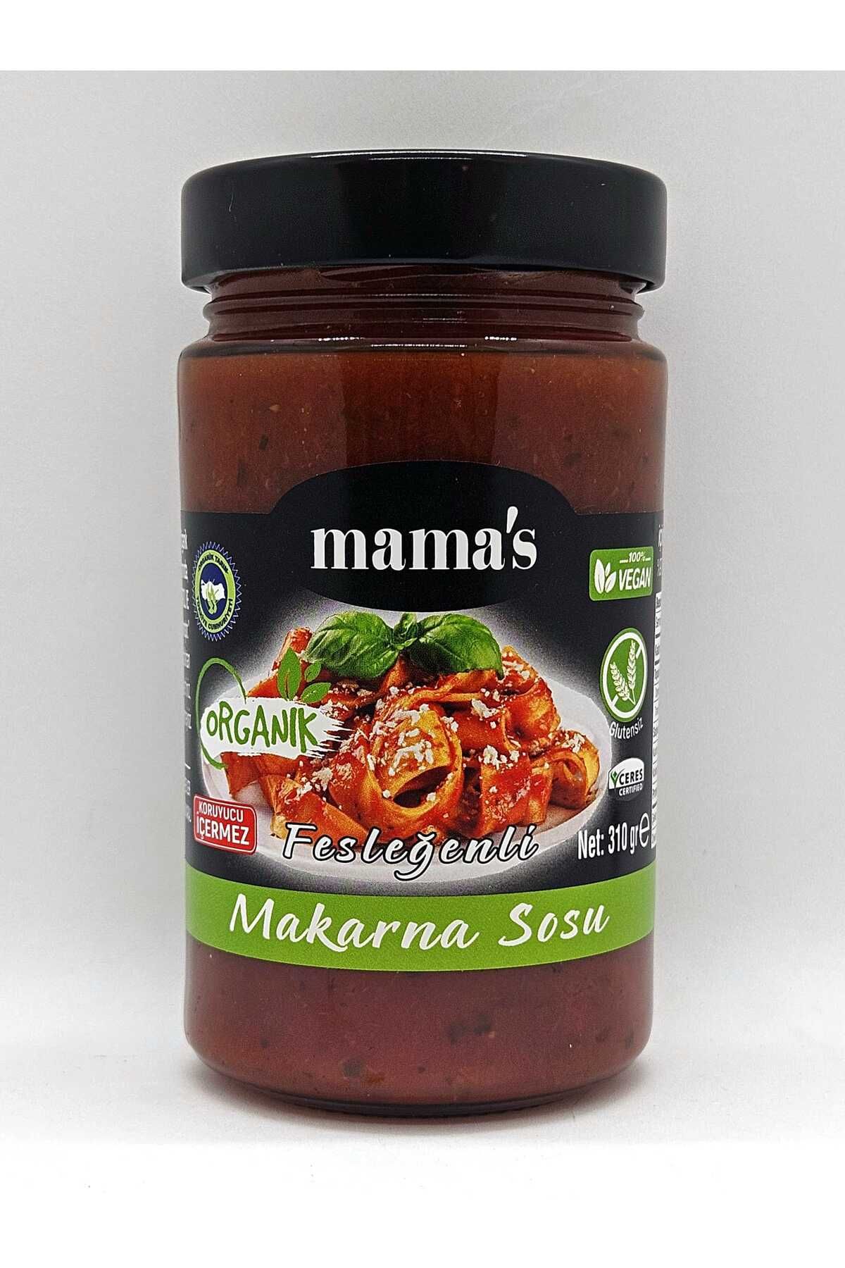 mama's Organik Fesleğenli Makarna Sosu