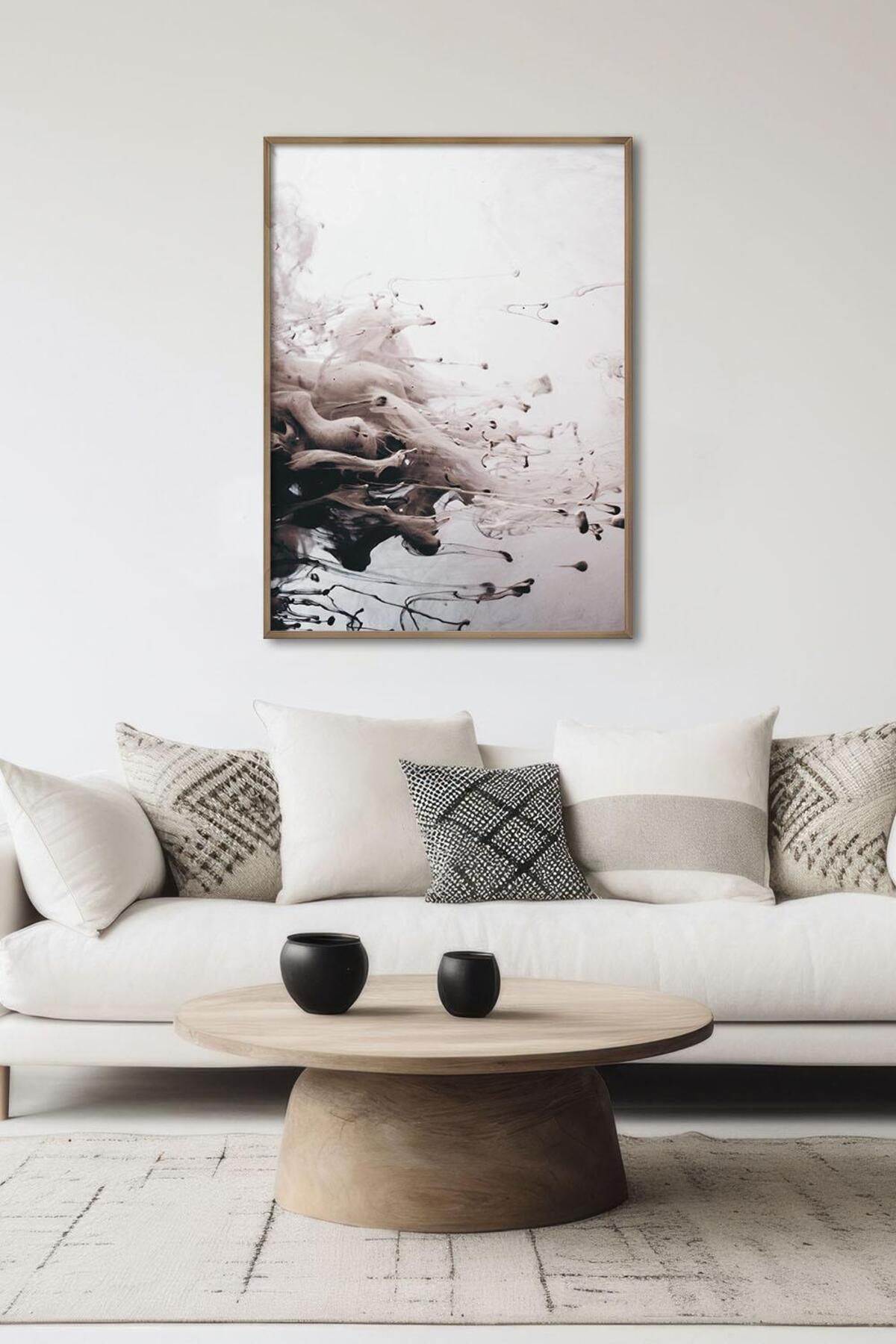 Artavessa Tek Parça Ahşap Çerçeve Görünümlü Pantene Renk Serisi MDF Tablo 20x30 cm - Model 3