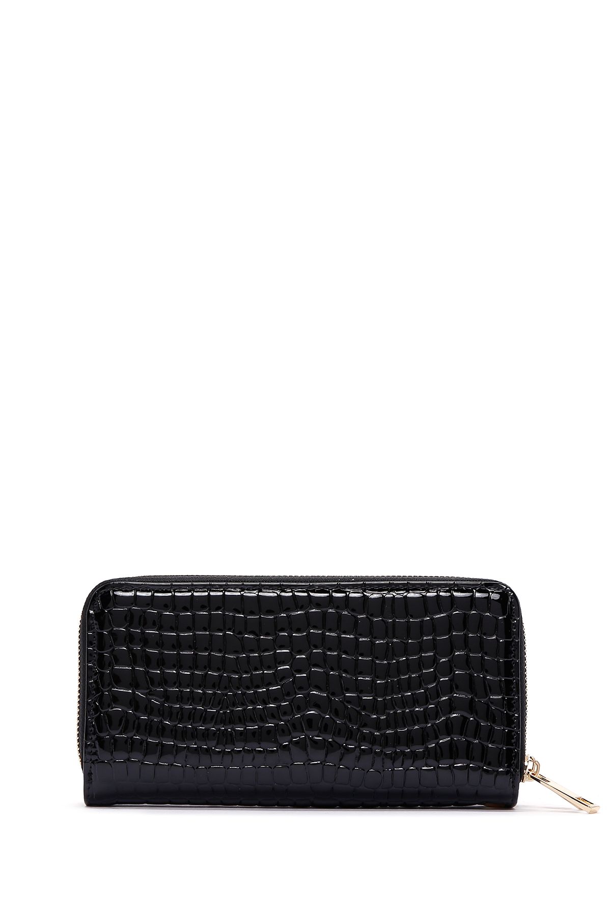 Derimod-Black Crocodile Women's Wallet - 000a2d5506e3 5