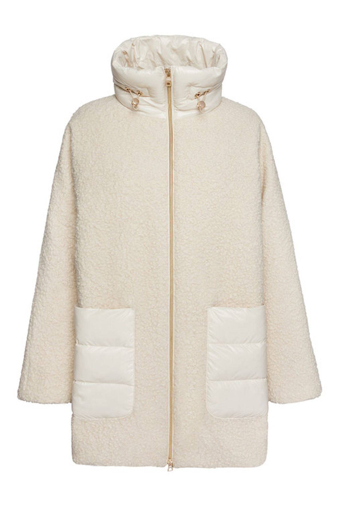 کت زنانه CALITHE OVERSIZE COAT TEDDY W3620GTC176F1732 Geox