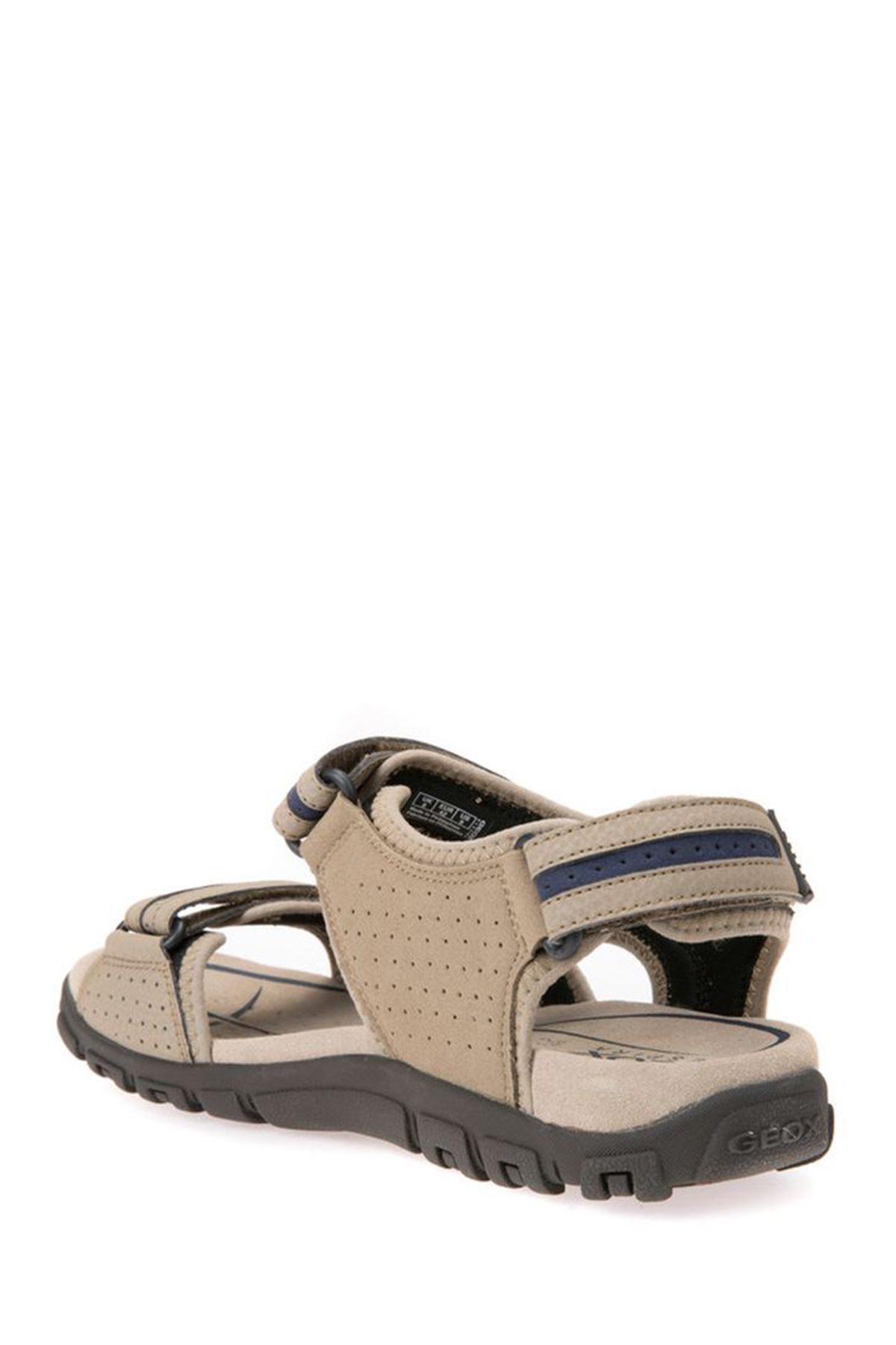صندل مردانه BEIGE STRADA FRACE SUEX با های چرمی باند U8224D050AUC0829 Geox