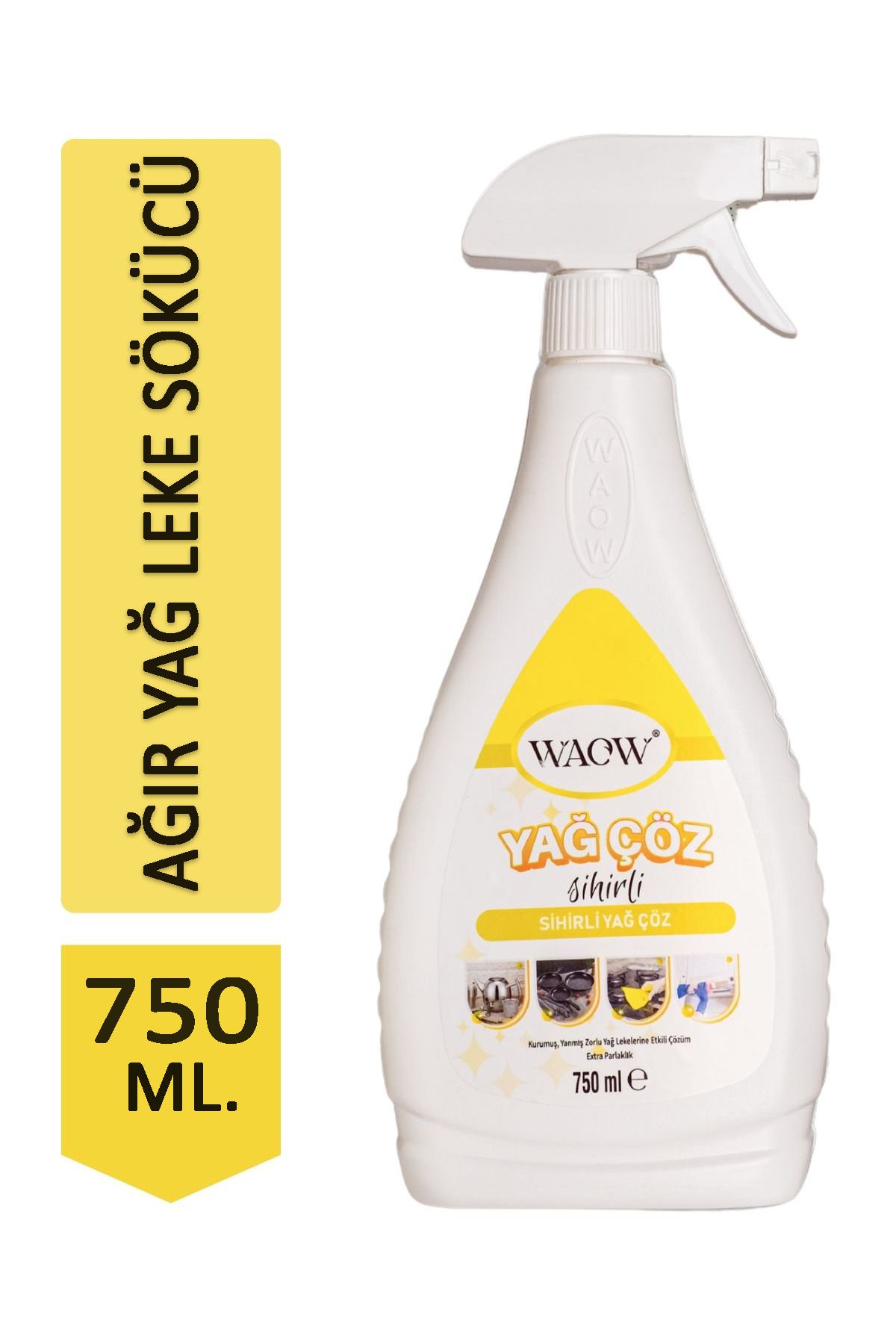 WAOW Yağ Çözücü Ve Kireç Sökücü 750ml
