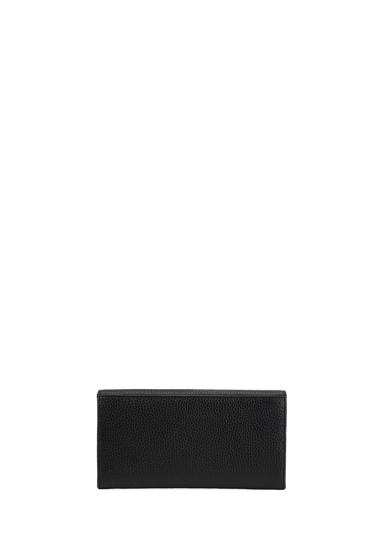 کیف پول زنانه چرمی سیاه D35K3I00046C99999 Geox