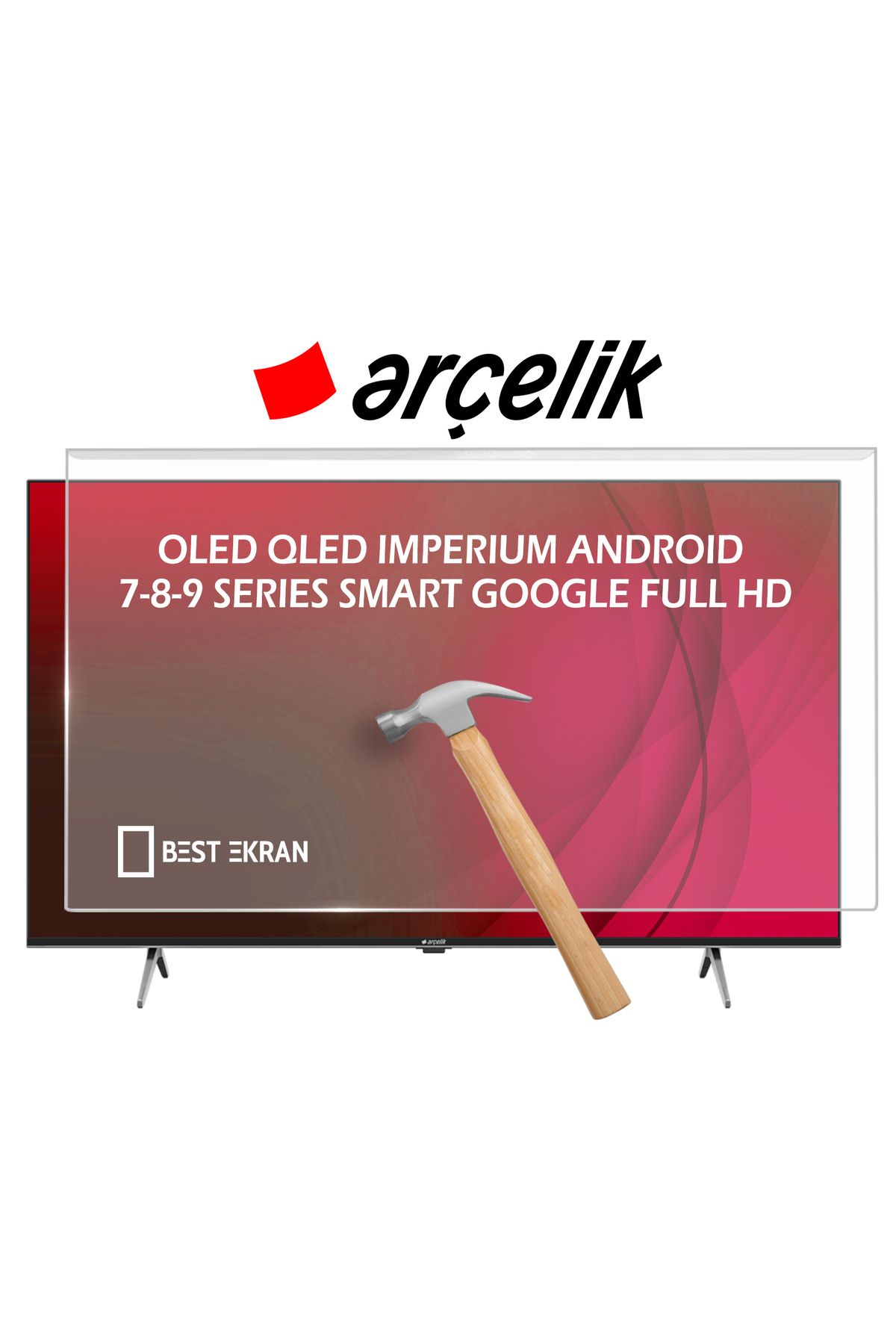 50" Inç 127 Ekran Tv Ekran Koruyucu | Kırılmaz Paneli