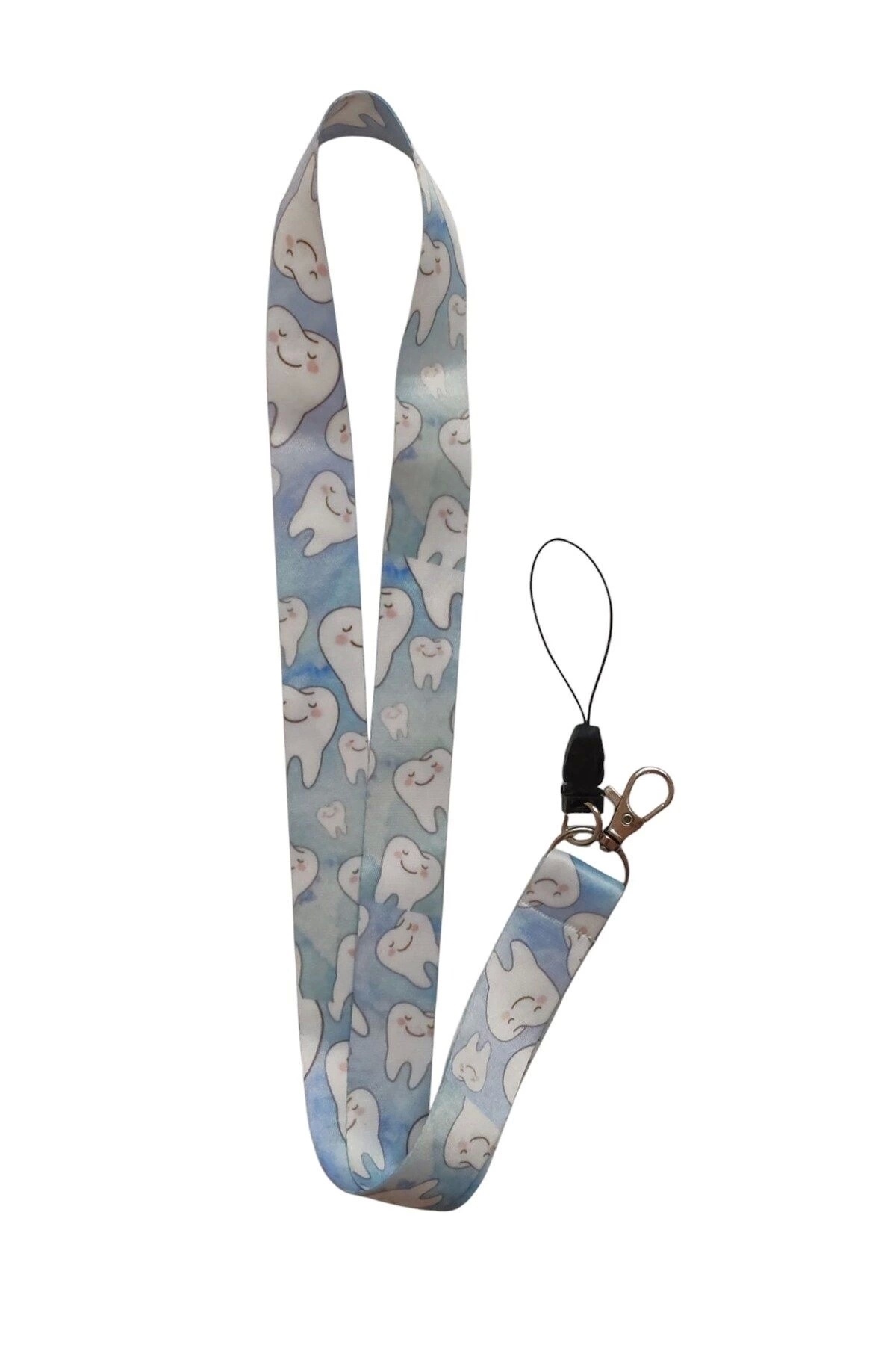 GOSSİP TEAM-Retro Anime Healthcare Worker Dentist Nurse Neck Lanyard and Phone Strap 2