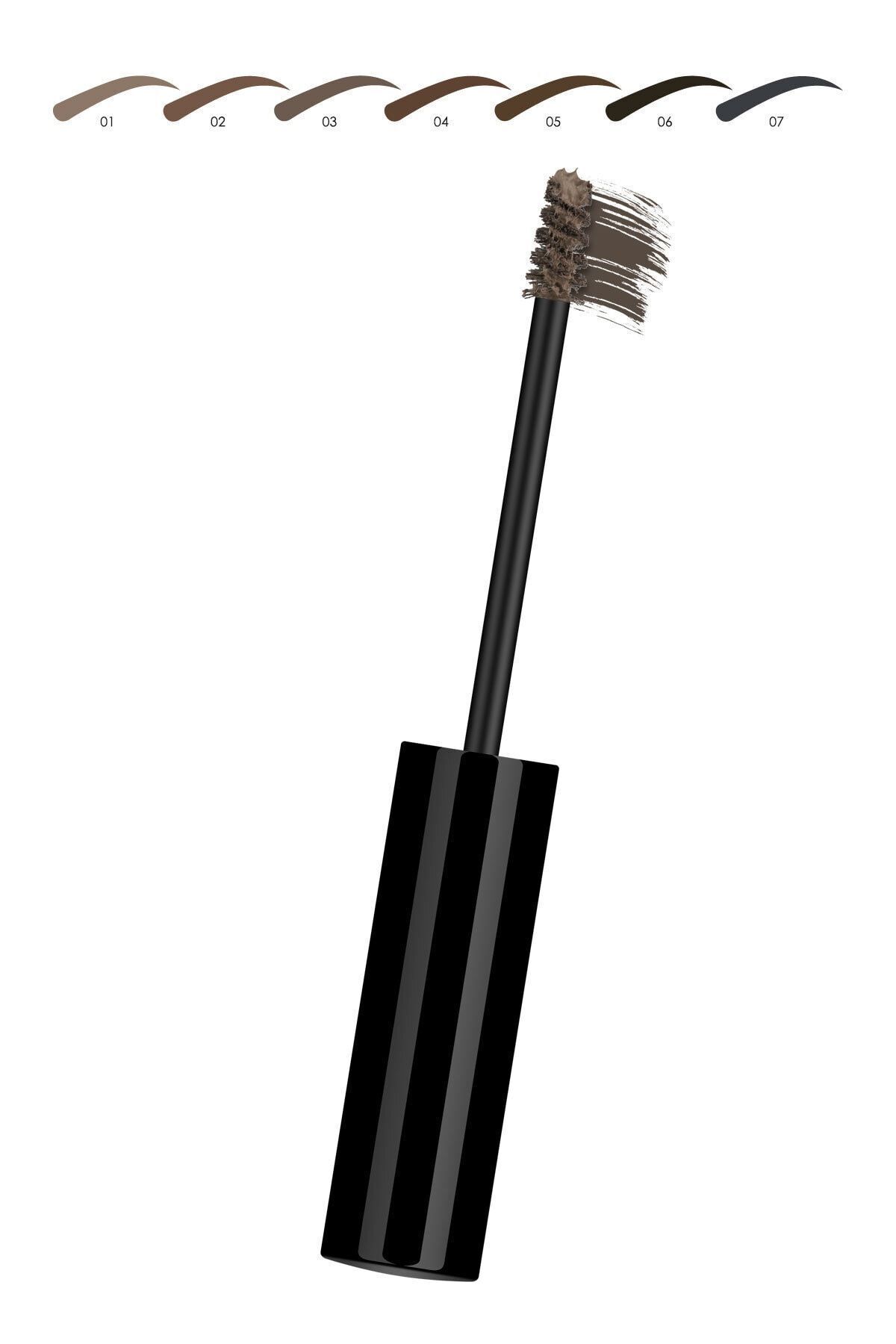 ریمل ابرو رنگی Brow Color - 03 Ash - قهوه‌ای، ریمل ابرو حجم‌دهنده و رنگ‌دهنده — قهوه‌ای MBDE — تصویر 6 از 6