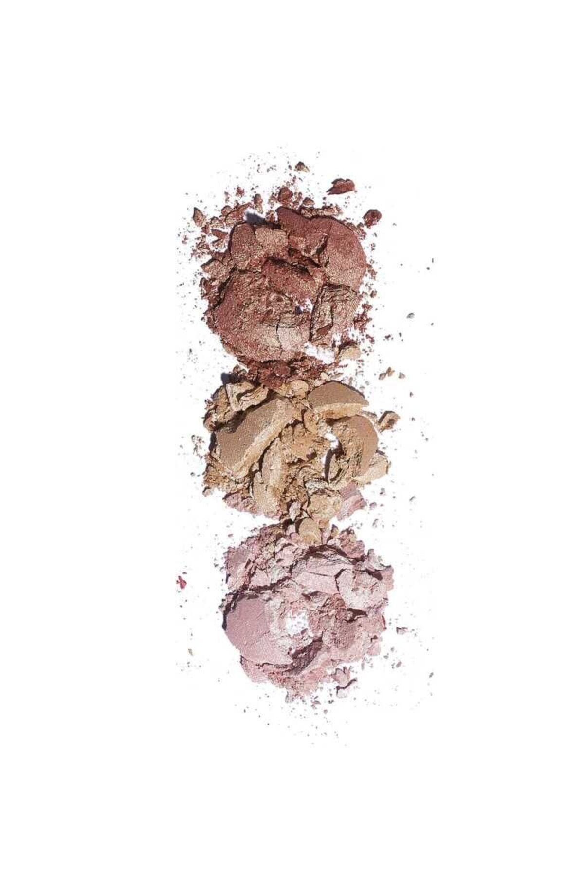 Golden Rose-Strobing Highlighter Palette Triple Baked Illuminator 3X2,8 g 6