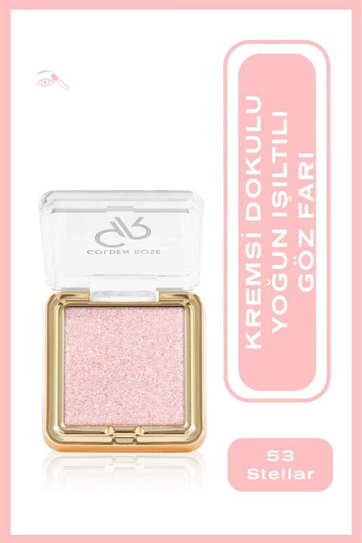 Golden Rose-Sparkle glow eyeshadow no:53 stellar - shimmering eye shadow 1