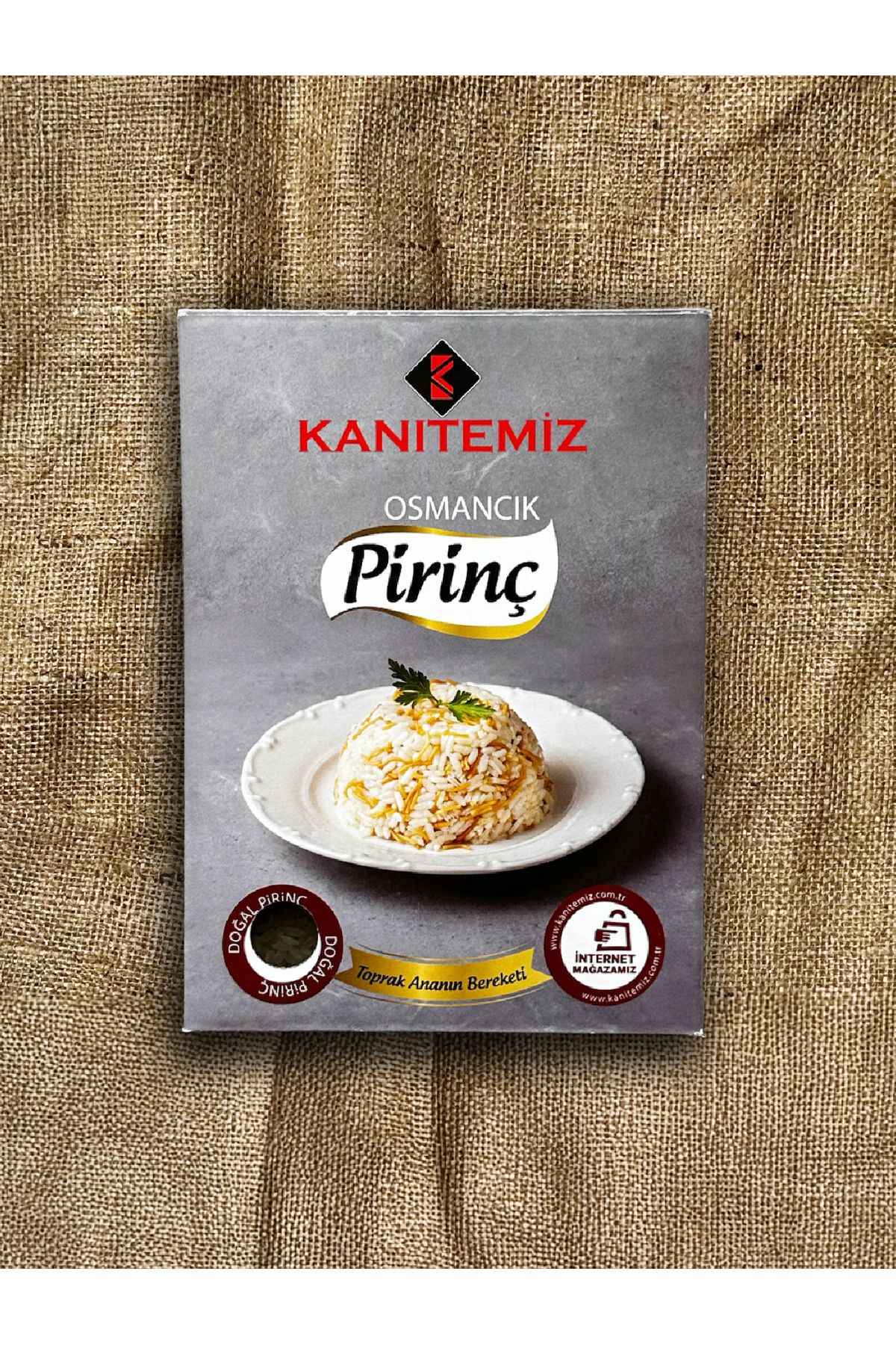 Kanıtemiz Pirinç Osmancık Pilavlık Kutulu 2 Kg