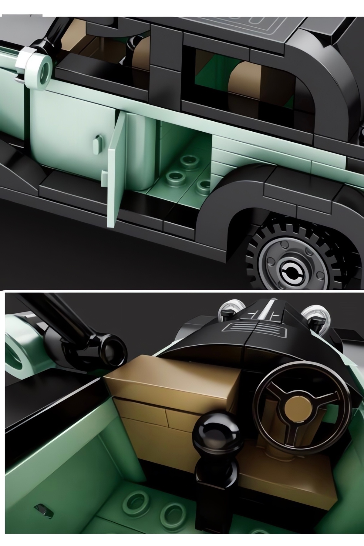 ماشین عتیقه ۸ لیتری، کیت ساختمانی بلوک فنی (۲۴۹ قطعه)