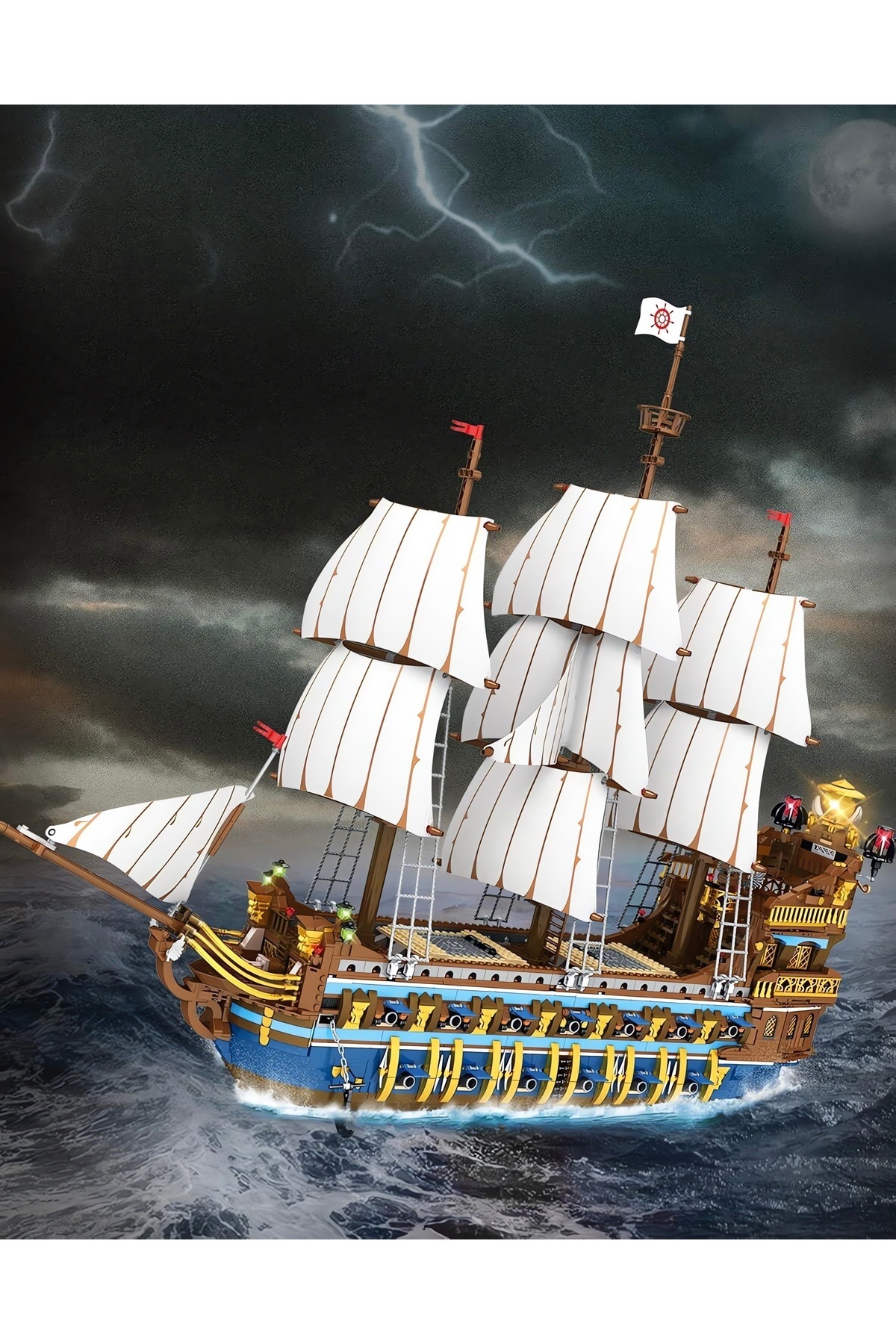 رویال سانشاین، کیت ساختمانی بلوک فنی (۲۸۵۸ قطعه)