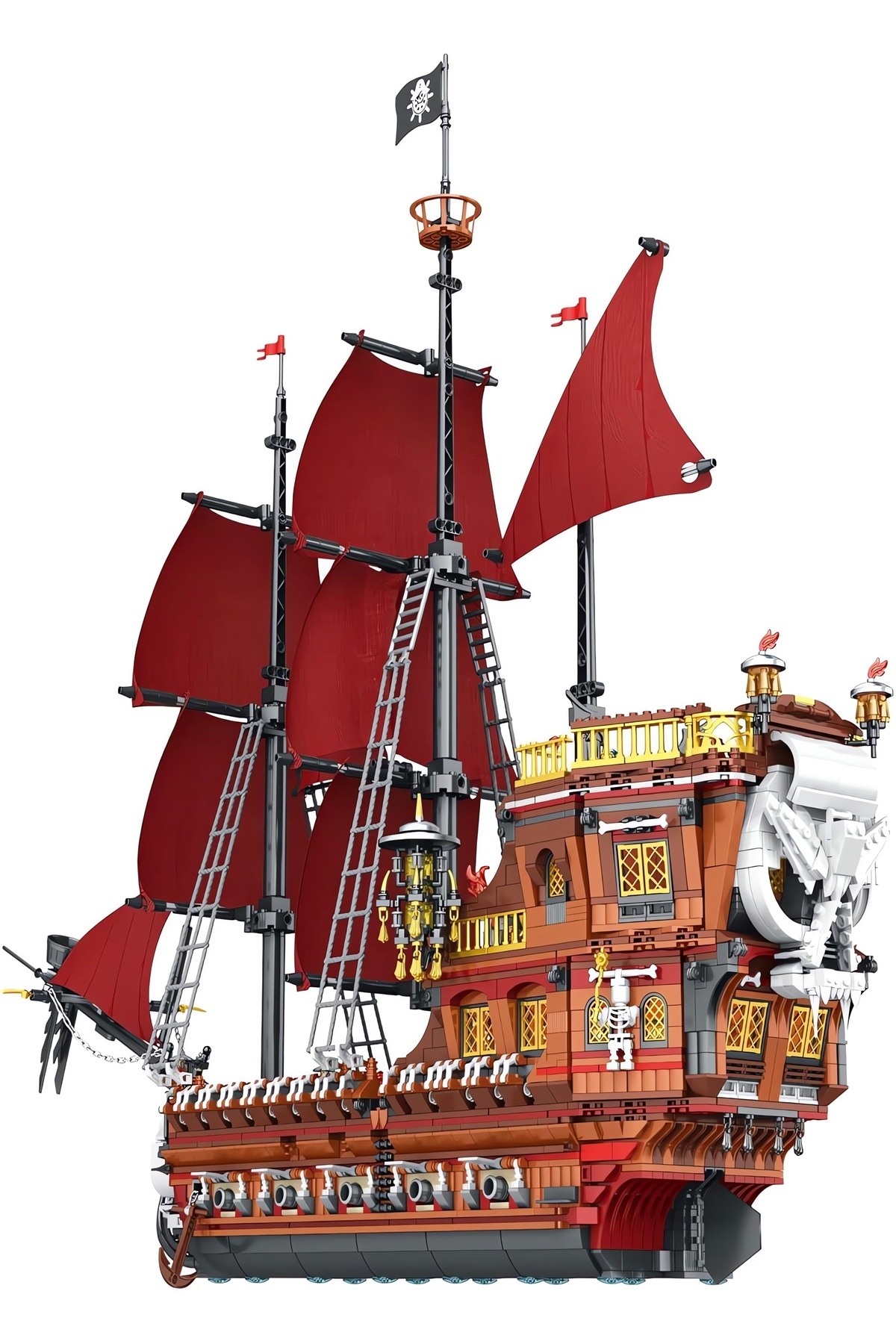 کشتی دزدان دریایی، کیت ساختمانی بلوک فنی (۳۰۶۶ قطعه)