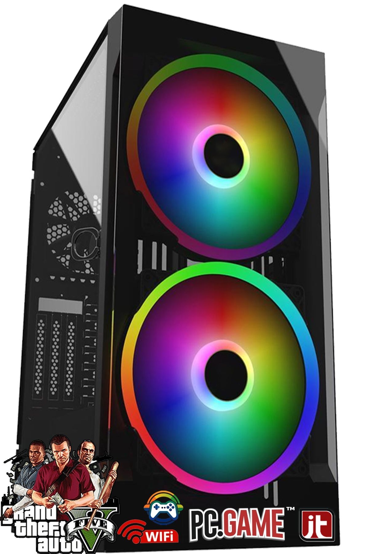 J-TECH Critical I5-2300 16gb 256gb Ssd 4gb Gt740 Oyuncu Masaüstü Bilgisayar