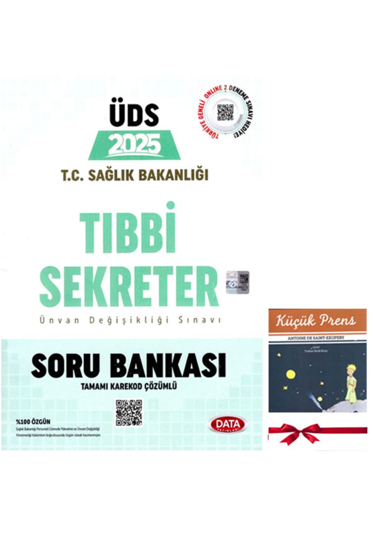 Data Yayınları 2025 ÜDS Sağlık Bakanlığı TIBBİ SEKRETER Ünvan Değişikliği Sınavı Soru Kitabı
