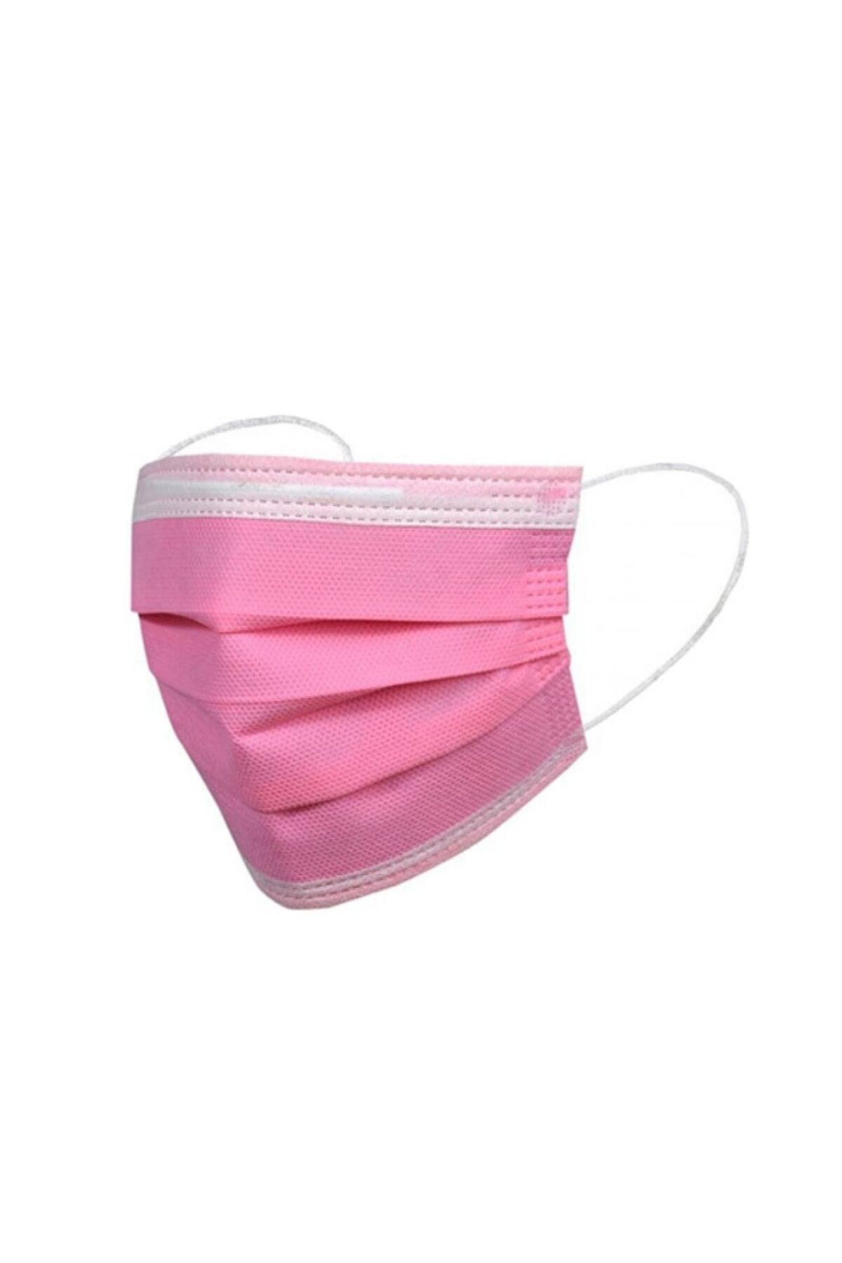 İPEKYOLU Disposable Yeni Nesil 3 Katlı Cerrahi Maske 50 Adet Pembe