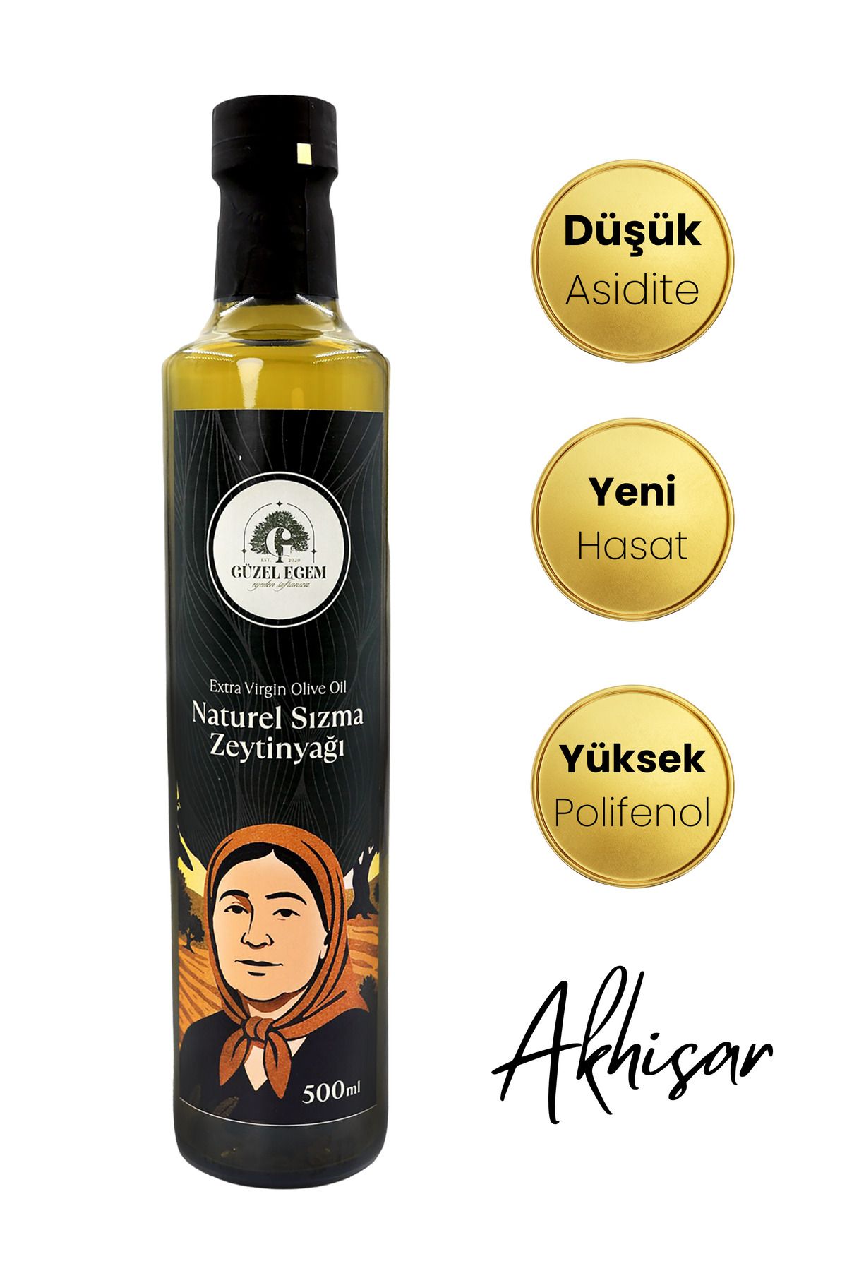 Güzel Egem Natural Sızma Zeytinyağı 500 ml