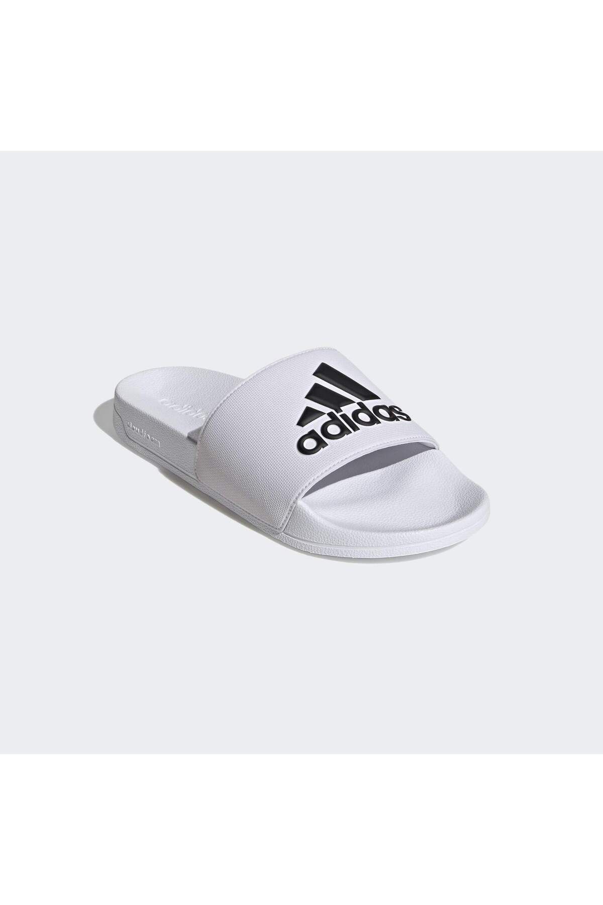 دمپایی ورزشی سفید مردانه و زنانه دوش آدیلت اورجینال adidas