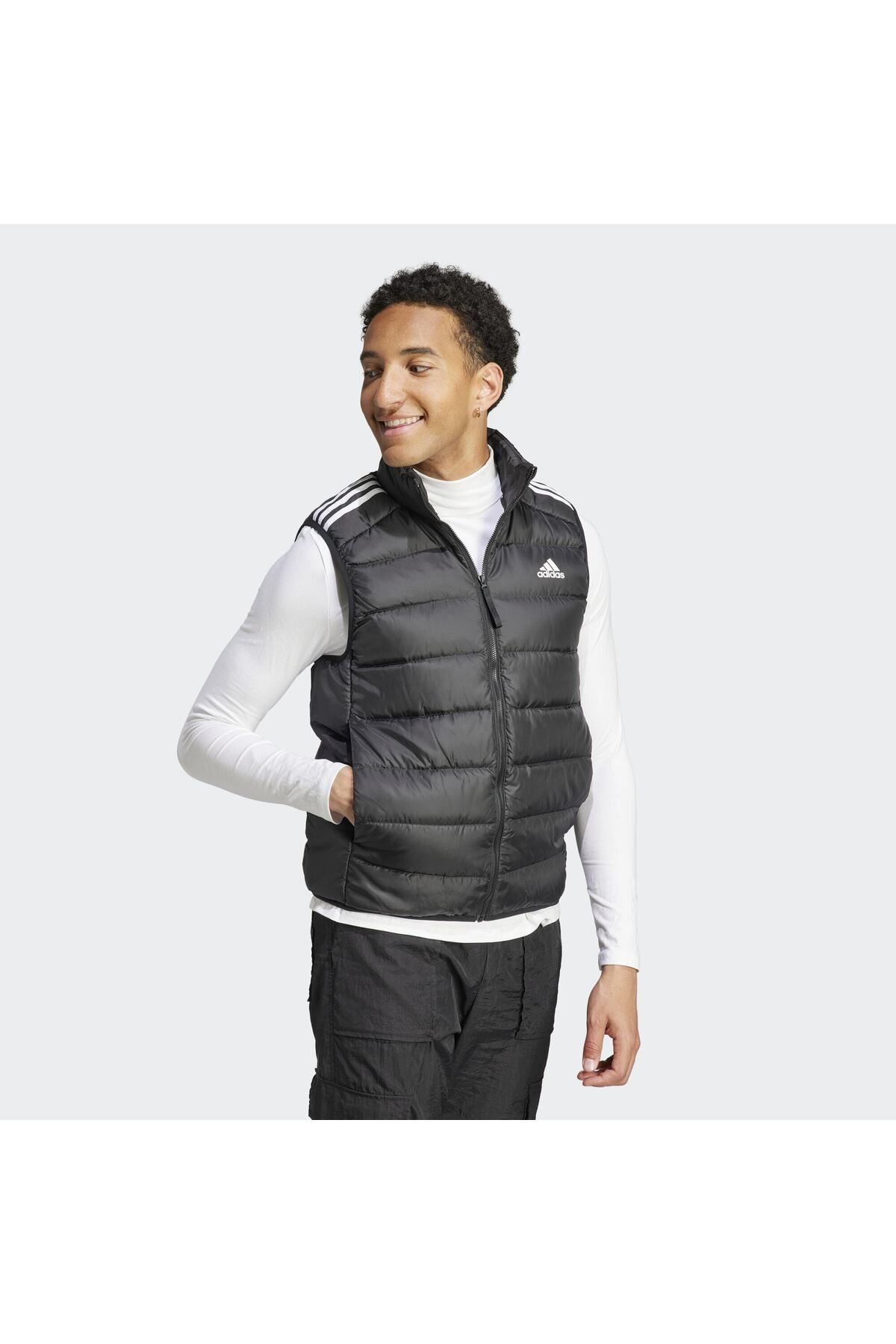 adidas-Essentials 3-Stripes Light down Vest 6