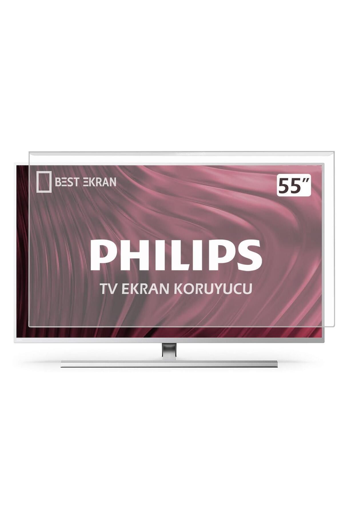 Bestekran-Philips 55Pus7906 - Led 4K Uhd Android Tv, 55" Screen, Screen Protector - 139cm 2