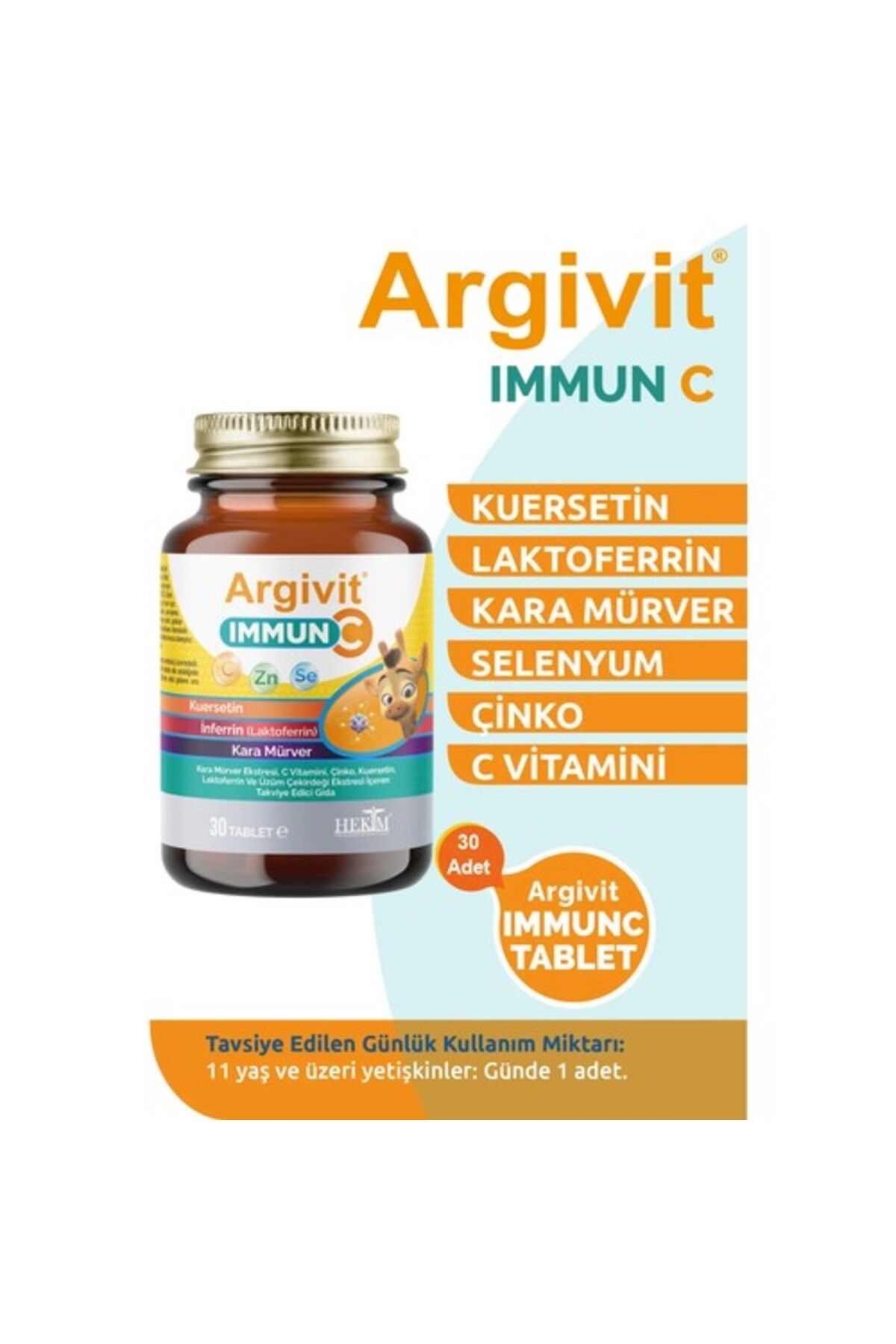 Argivit Argıvıt Immun C Tablet