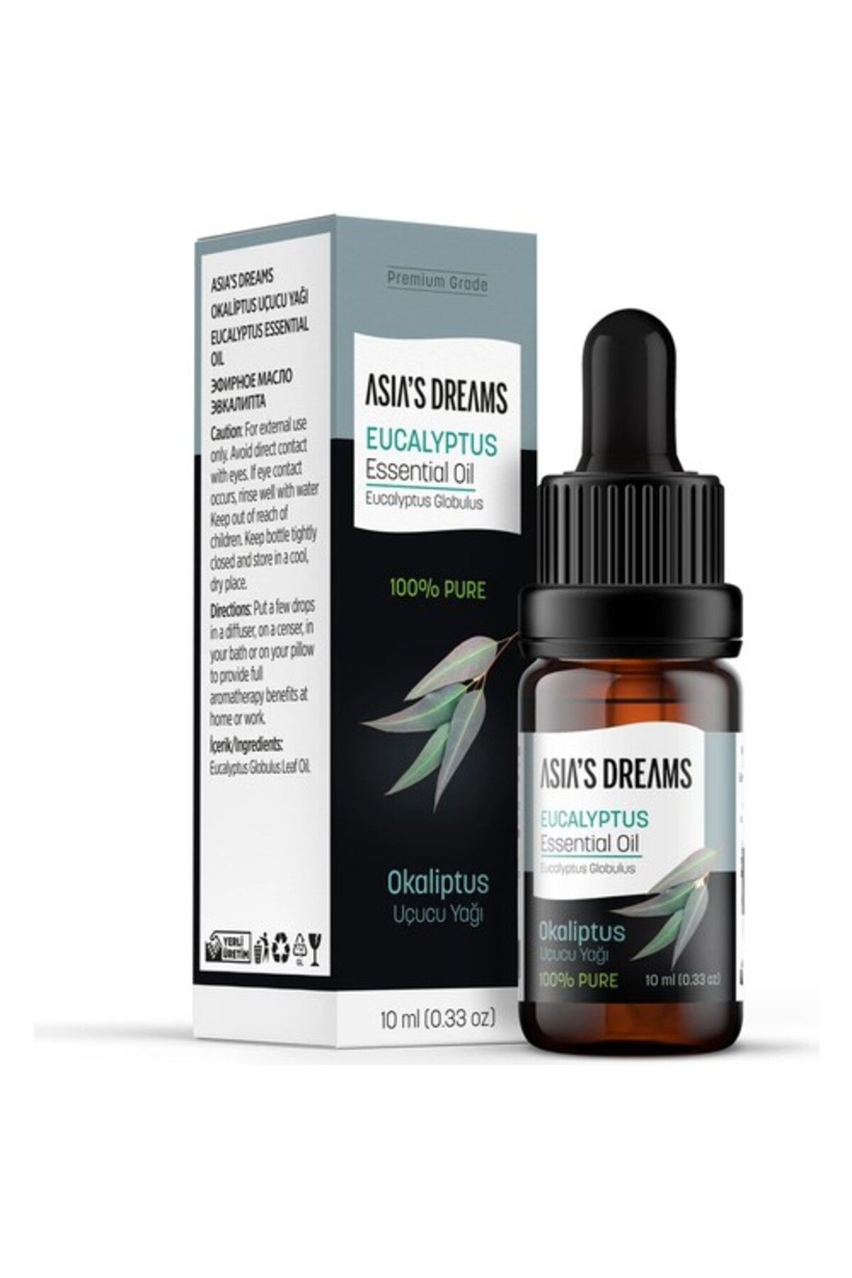 ALVİT Asia'S Dreams Okaliptus Uçucu Yağı 10 Ml