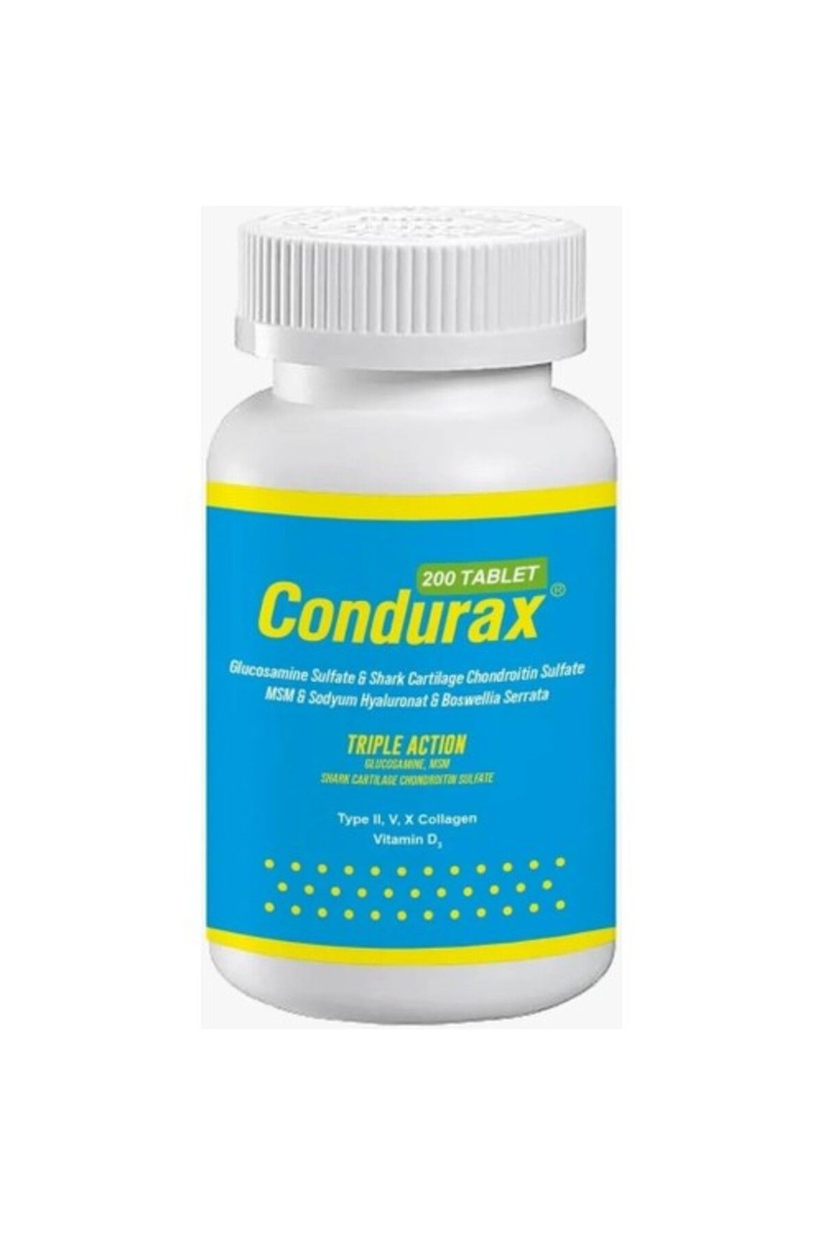 Chondurax Condurax Glucosamıne Shark Cartılage Chondroıtın 200 Tb