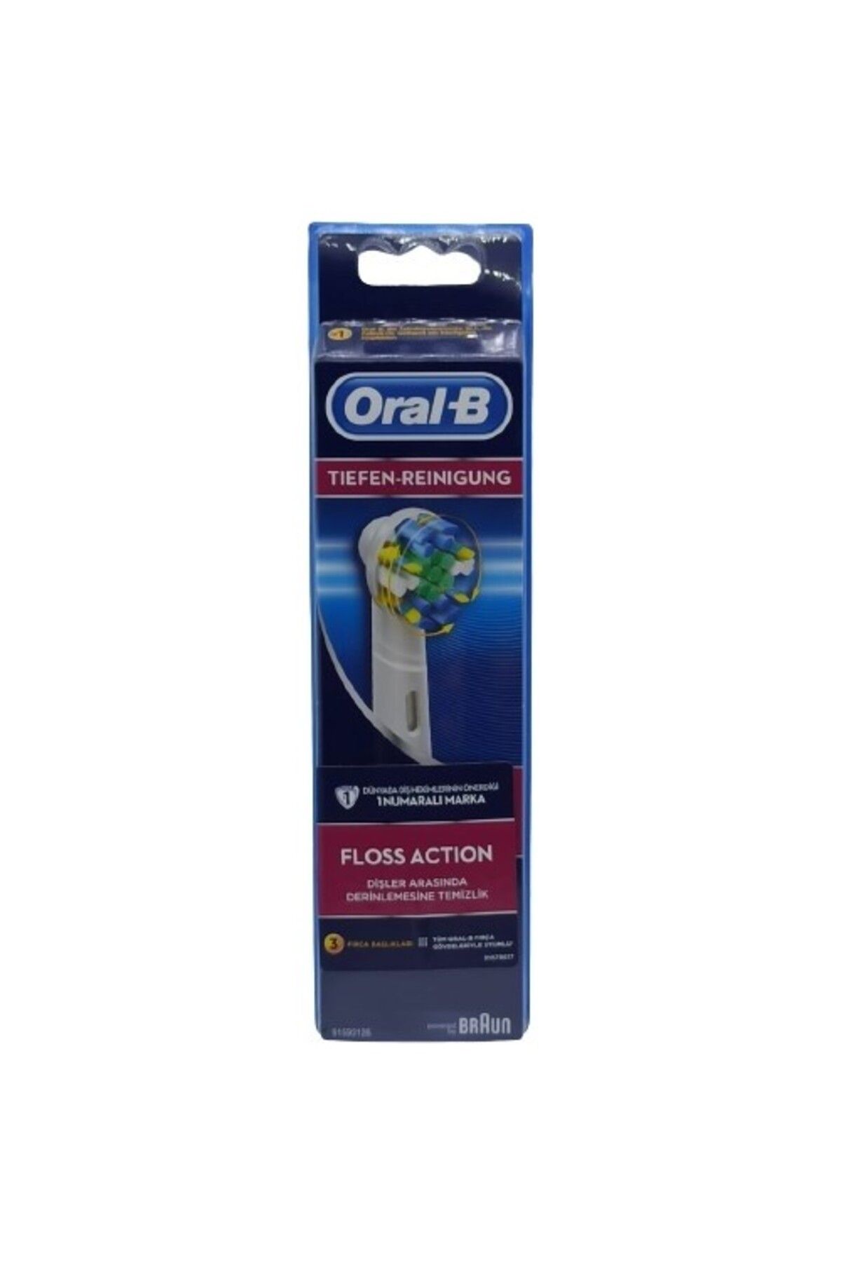Oral-B Floss Action Şarjlı Diş Fırçası Yedek Başlık 3lü