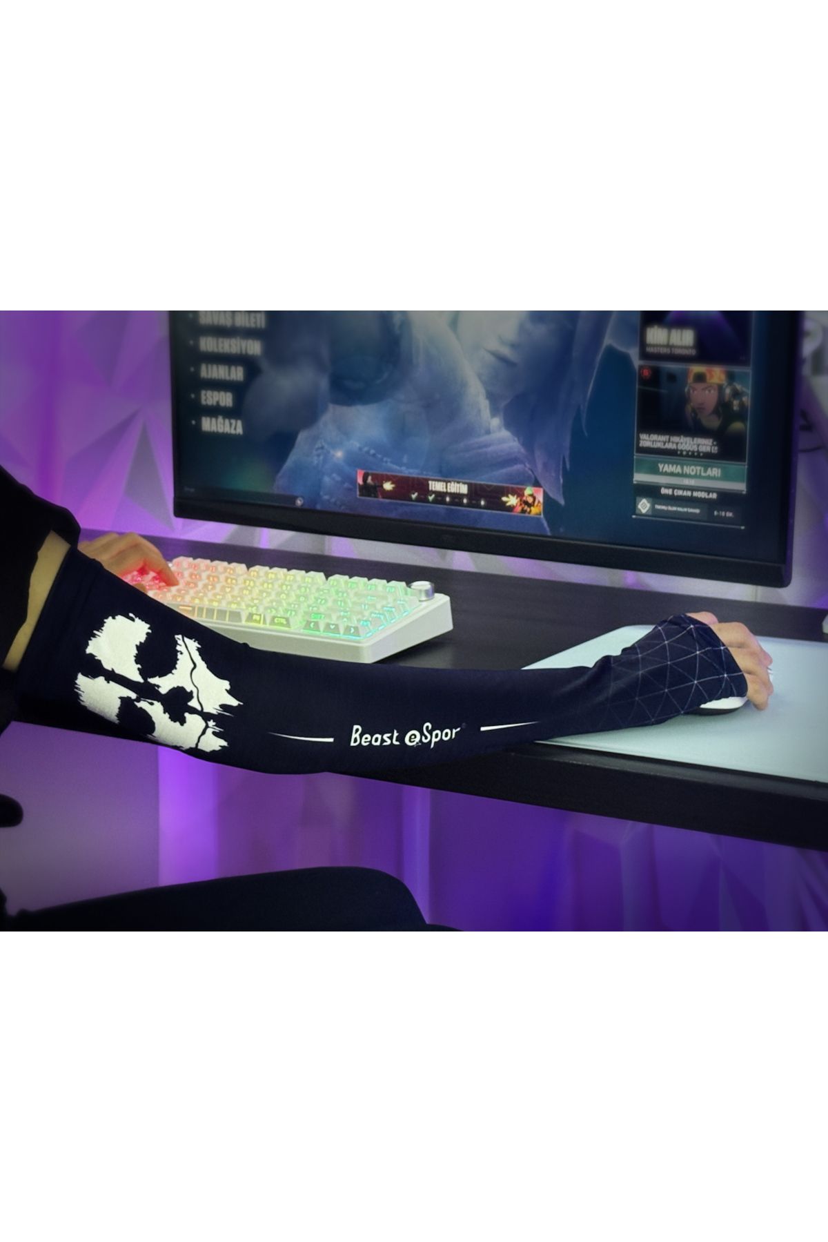 Beast eSpor Espor Kol Bandı (ARMSLEEVE) [dark Edition ] (ELDİVENLİ)