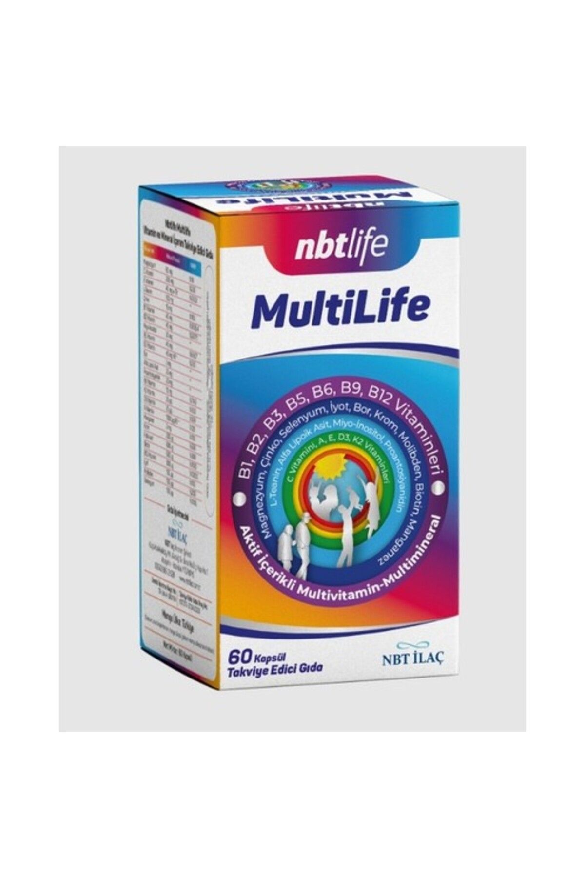 NBT Life Nbt Lıfe Multılıfe 60 Kap