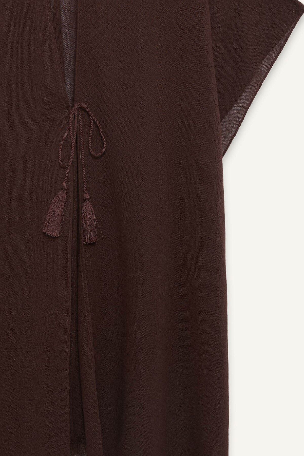 DeFacto-Regular Fit Bavlněné kimono-fall In Love Z0696az24sm 2