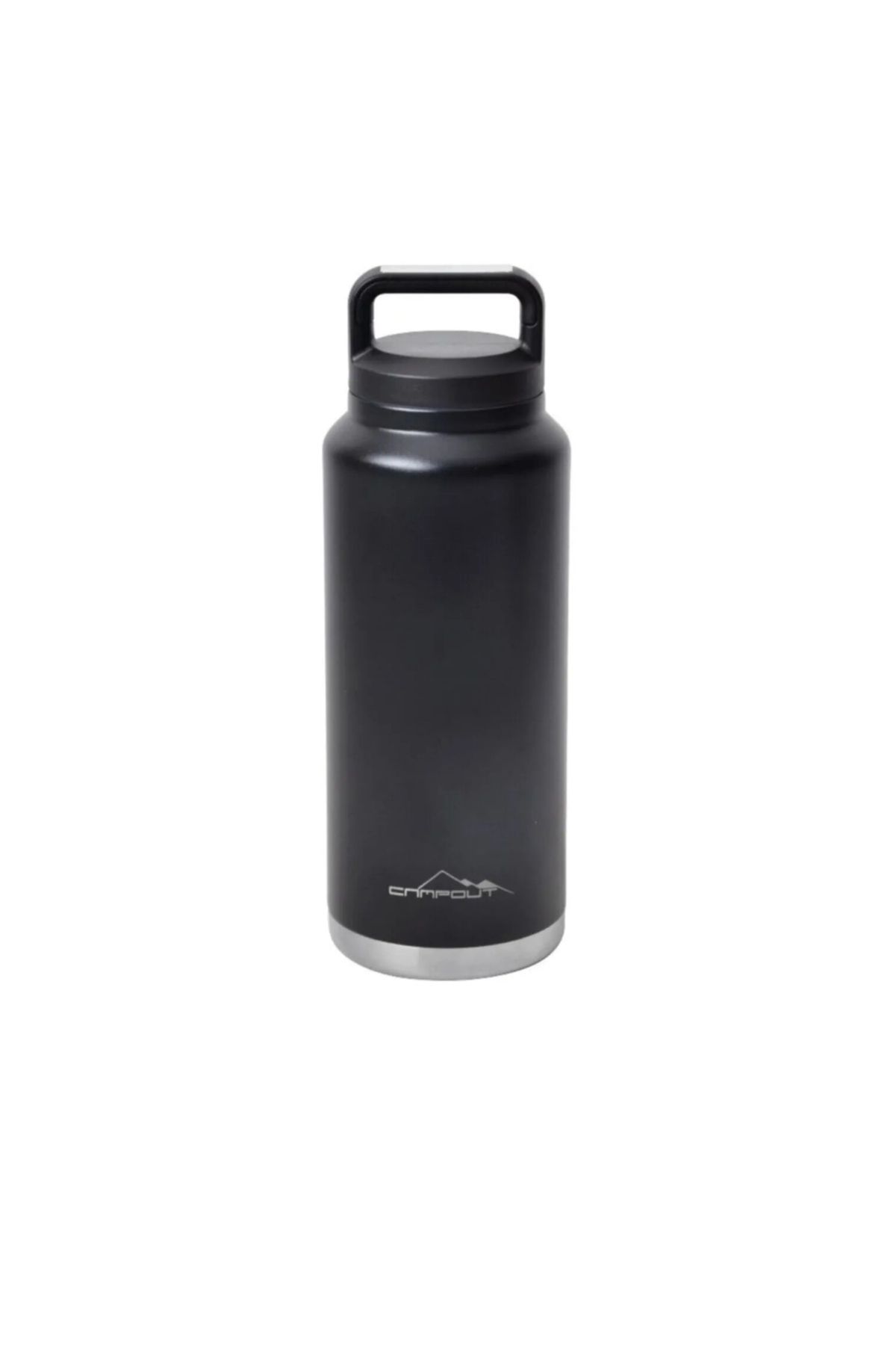 auto Campout Çift Katmanlı Termos 1000 ml Siyah