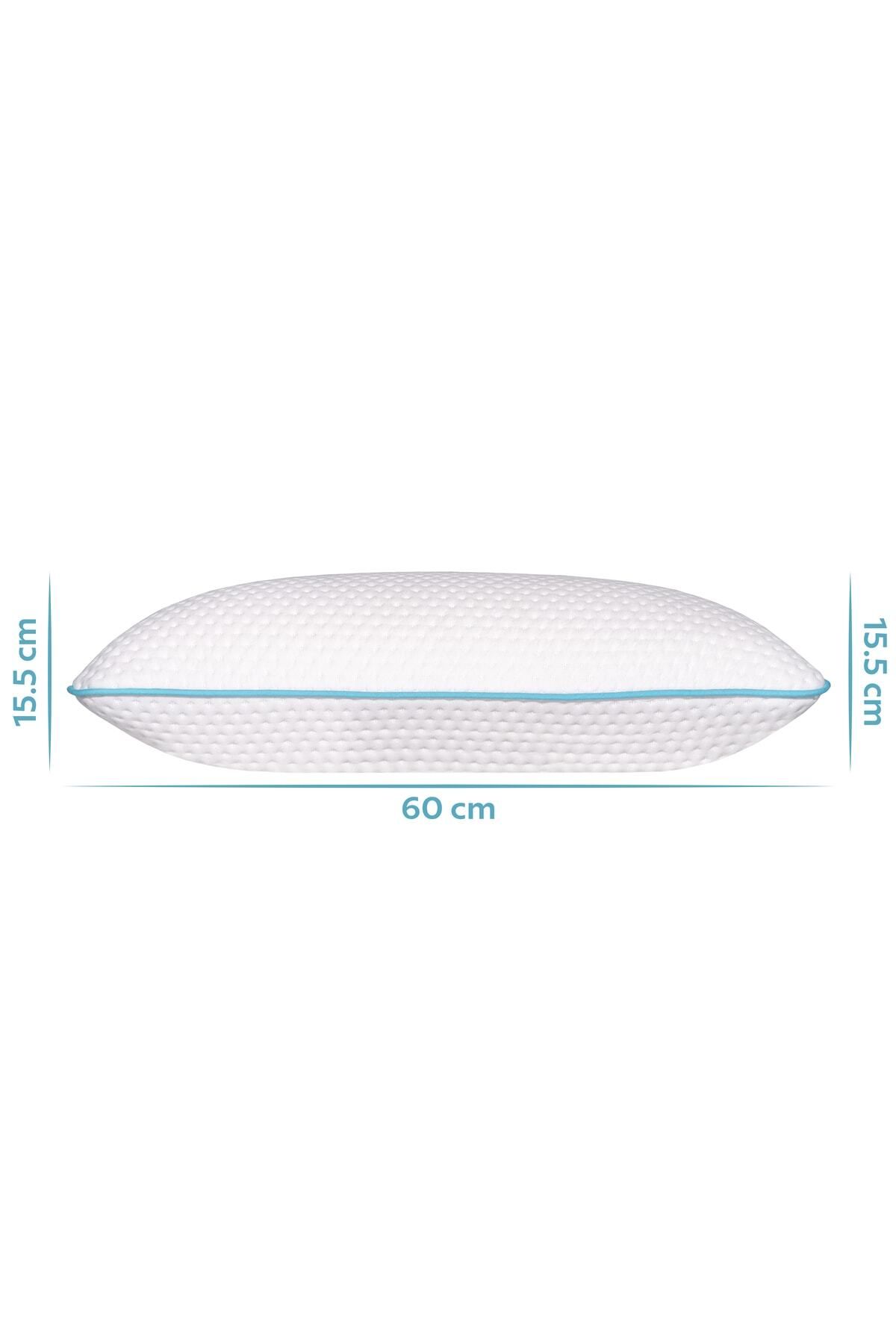 Viscofoam-Ορθοπεδικό μαξιλάρι με ψηλό λαιμό Chubby Visco Pillow - 59x39x15,5cm 4