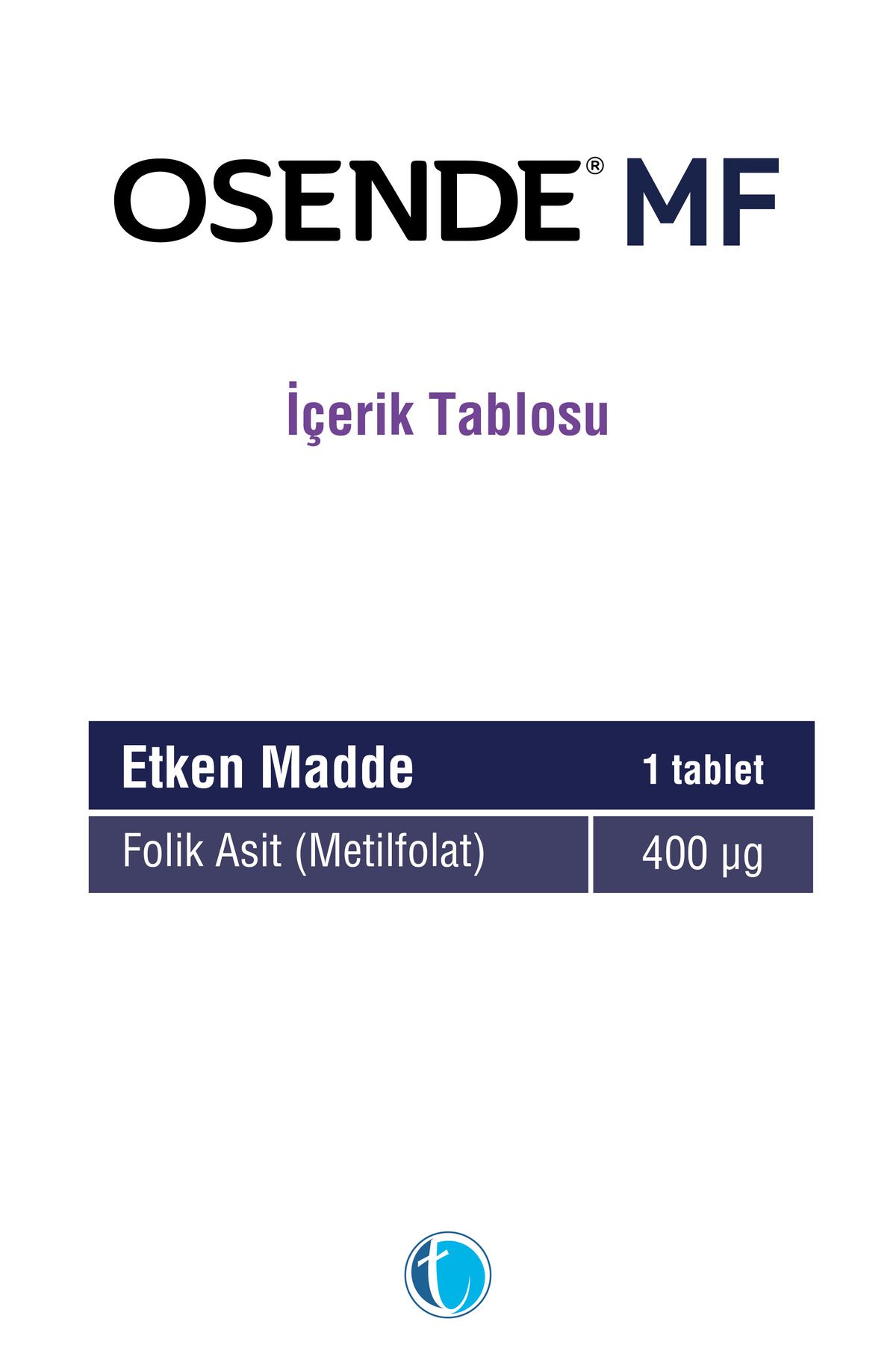 Osende-Mf 30 Tablets Methylfolate 2