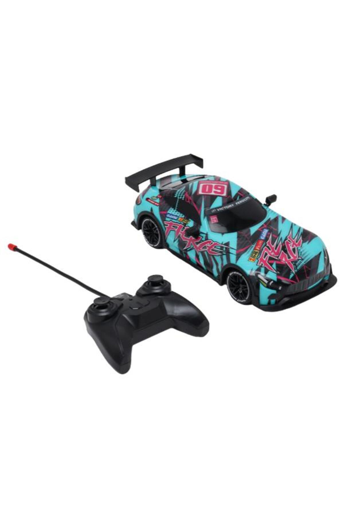 CToys 1:16 Uzaktan Kumandalı Neon Işıklı Spor Araba Turkuaz P383