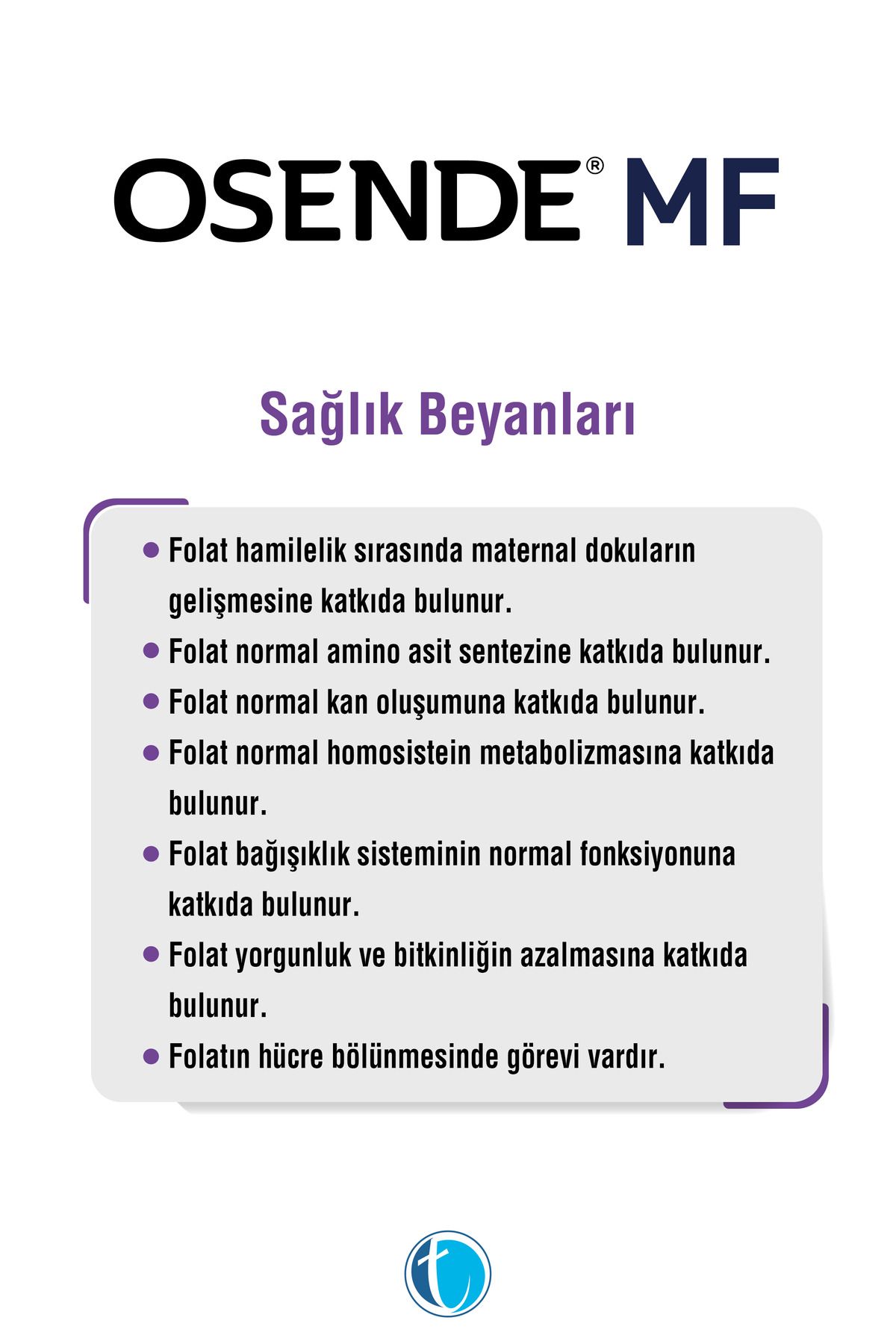 Osende-Mf 30 Tablets Methylfolate 4