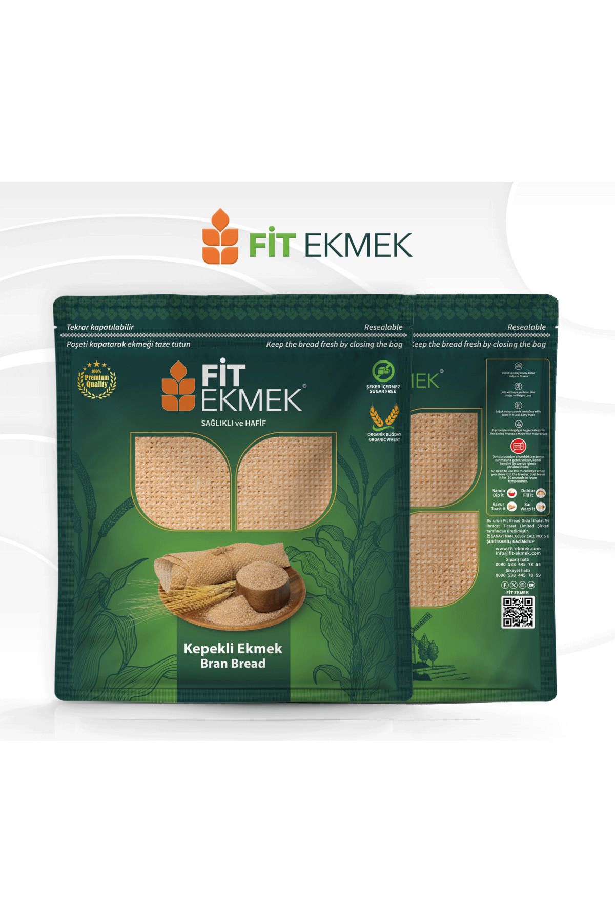 fit Kepekli Lavaş Ekmeği 300gr, Arpa Lavaş Ekmeği 300gr ve Chia Lavaş Ekmeği 300gr