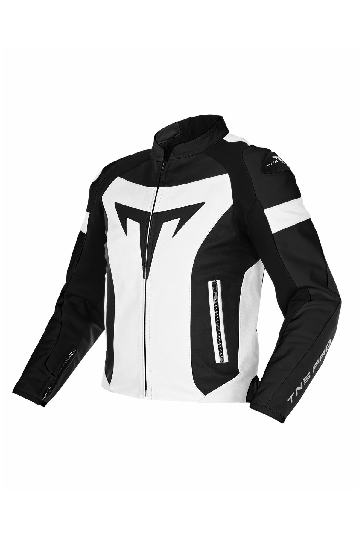 TNS PRO Super Collection White Black Motosiklet Montu