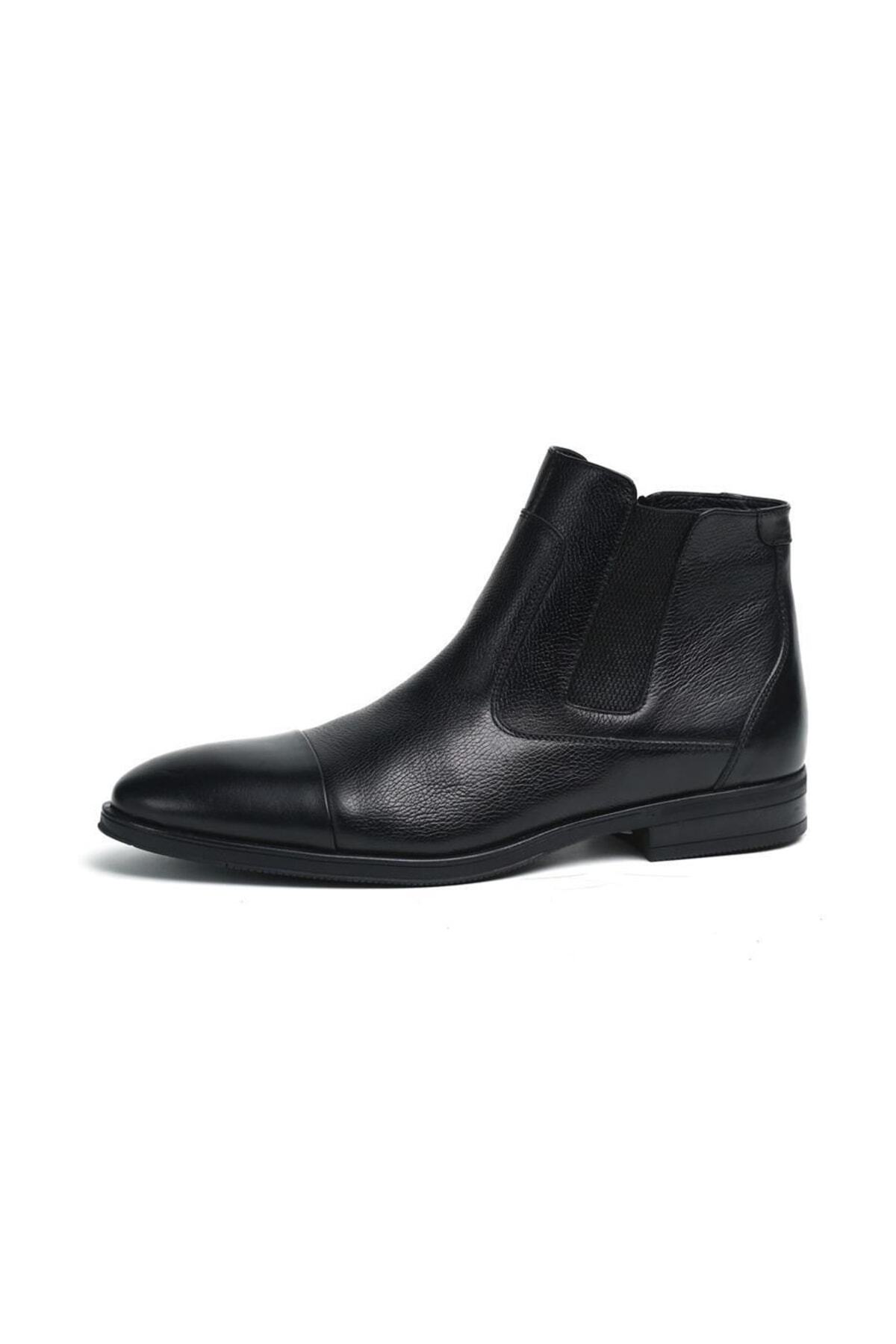 چکمه‌های راحتی مردانه S 11925251 با زیپ و زیره لاستیکی (چرم) پیر کاردین بوت Pierre Cardin