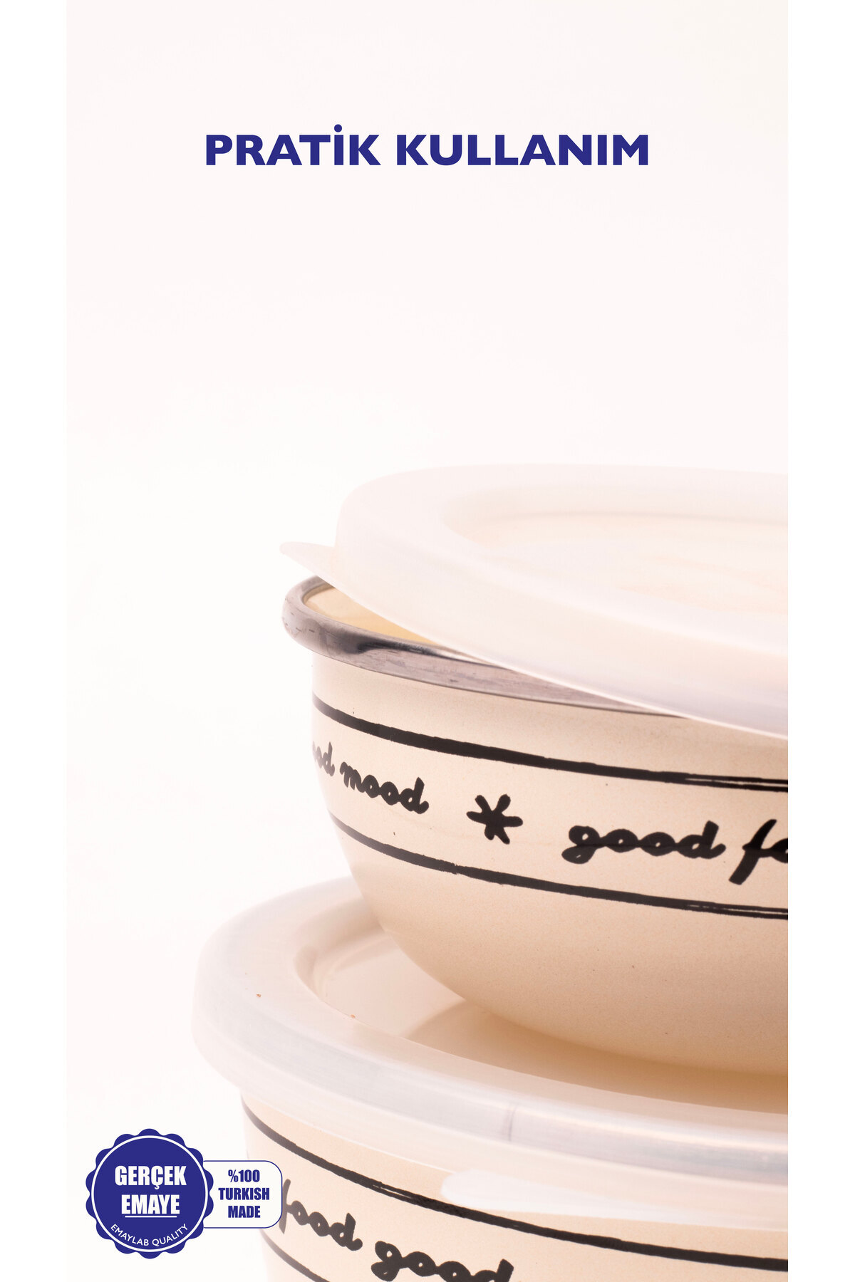 EMAYlab-Mood 12-14 cm Bowl Set - Suitable for Use in Stoves and Food Transportation 3