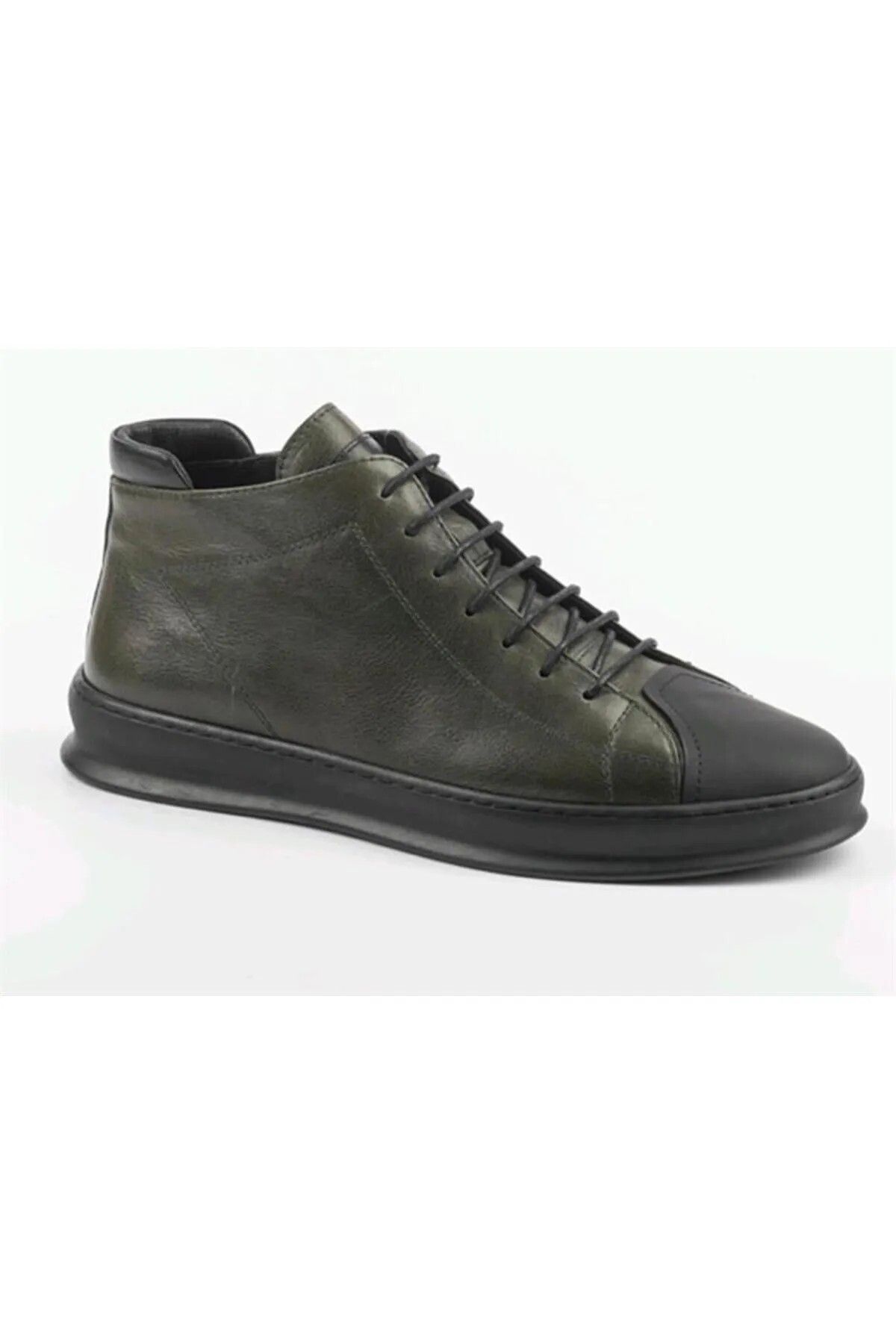 JAMES FRANCO-5588 Rubber Sole Leather Men's Casual Boots 1
